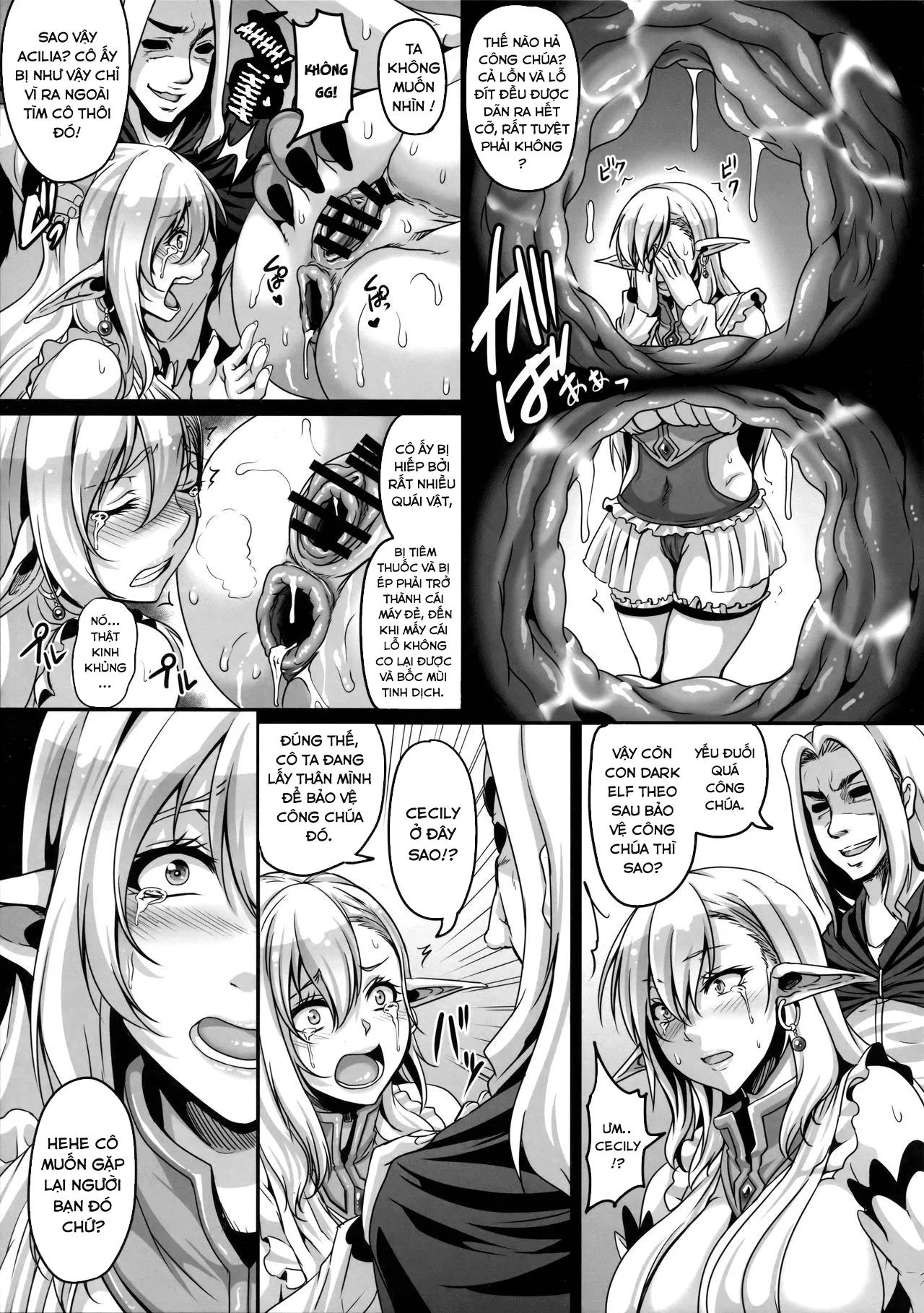 HentaiVN.net - Ảnh 13 - Reishuu No Dark Elf - Chap 2