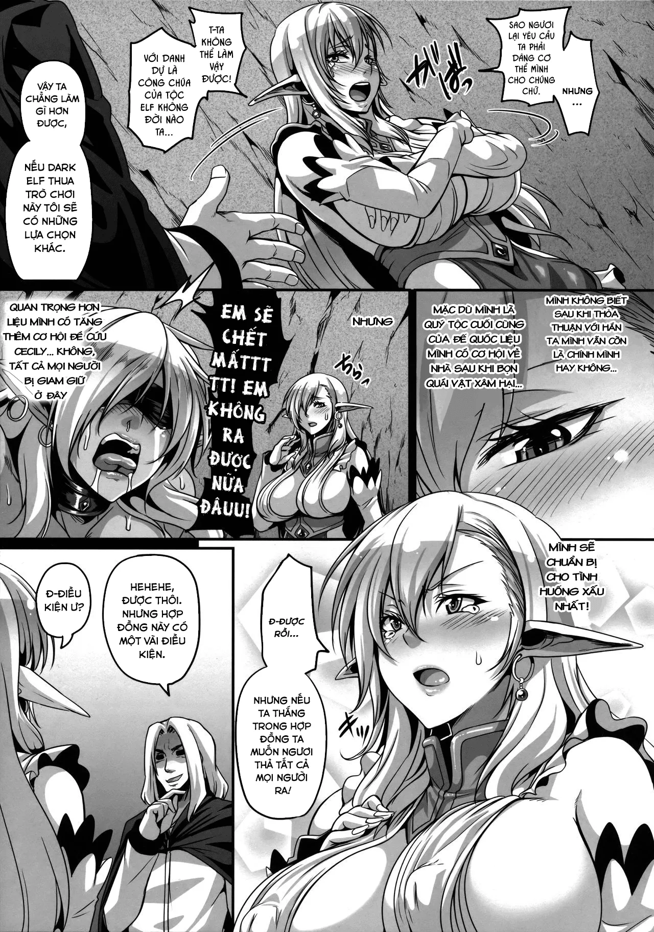 HentaiVN.net - Ảnh 17 - Reishuu No Dark Elf - Chap 2