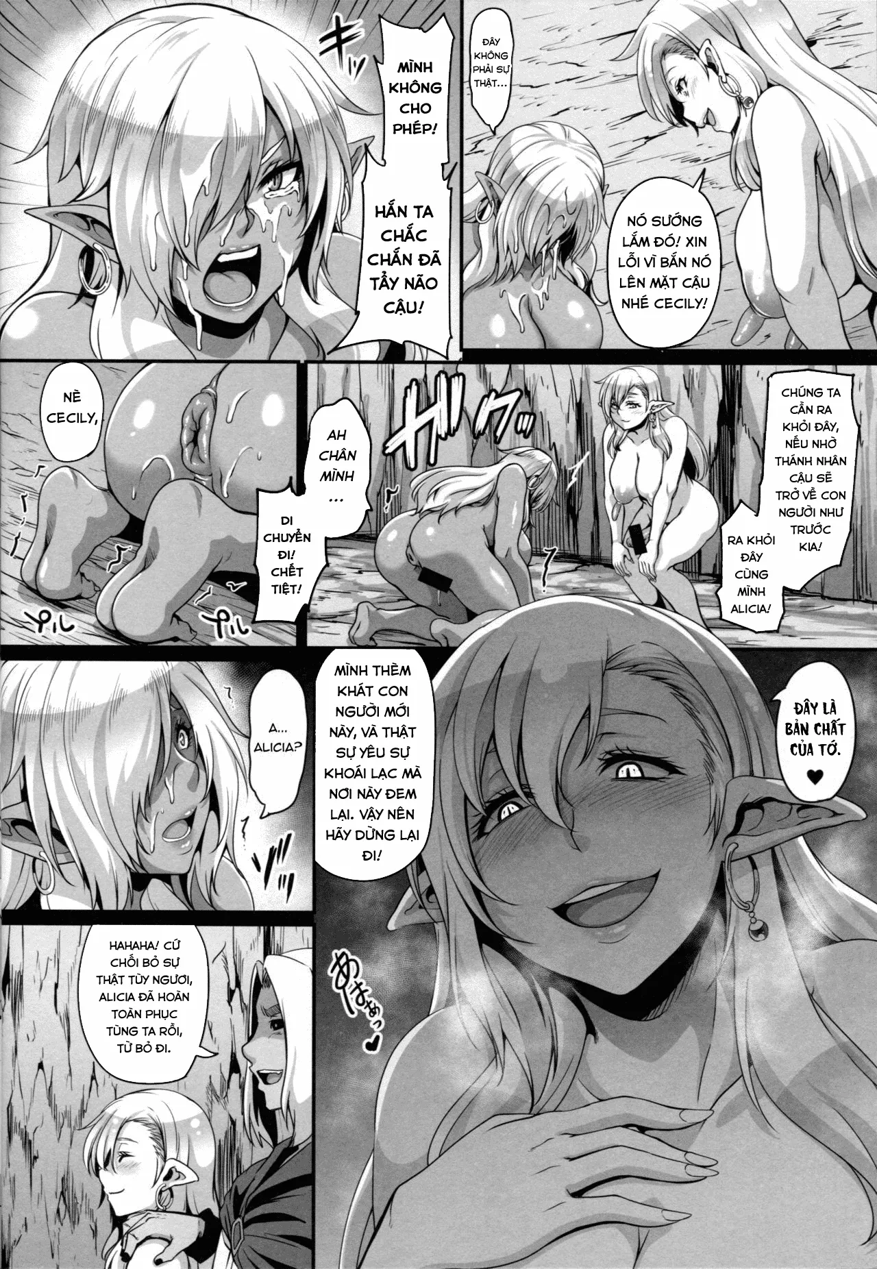 HentaiVN.net - Ảnh 7 - Reishuu No Dark Elf - Chap 3 - [END]