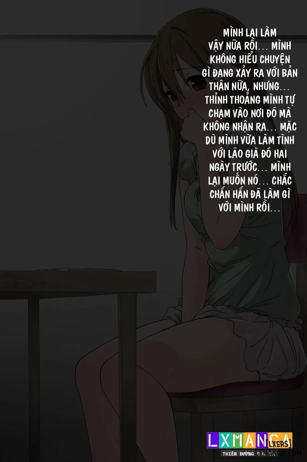 HentaiVN.net - Ảnh 8 - Em gái yêu dấu của tôi trở thành bồn chứa của một lão đàn ông trung niên. - Chap 5.
