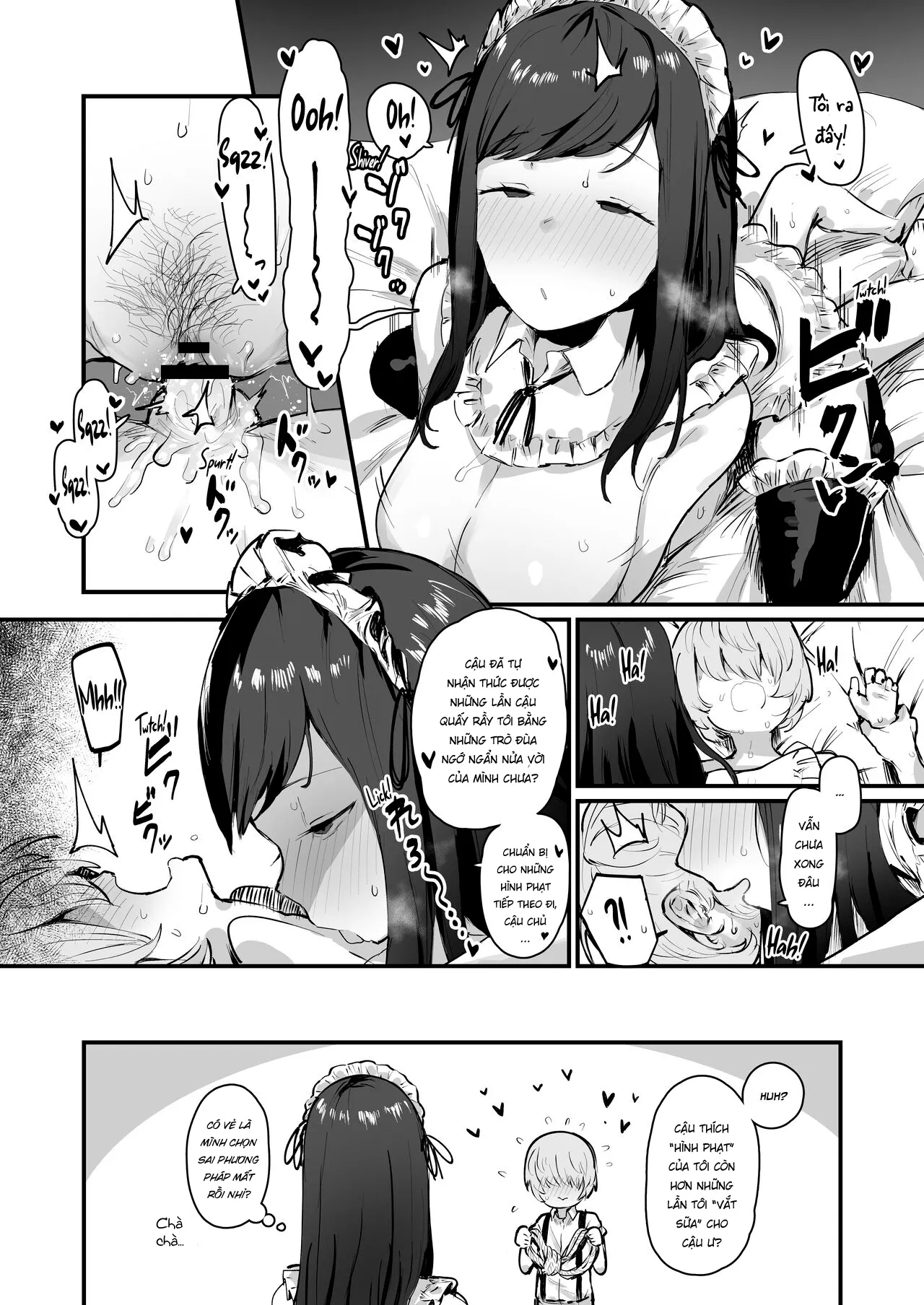 HentaiVN.net - Ảnh 7 - Cô hầu gái hờ hững của tôi [Yareyare-kei Maid & Yareyare-kei Maid to Asobu Omake no Nakadashi Illustration, My Apathetic Maid & Omake Creampie Illustration] - Chap 1