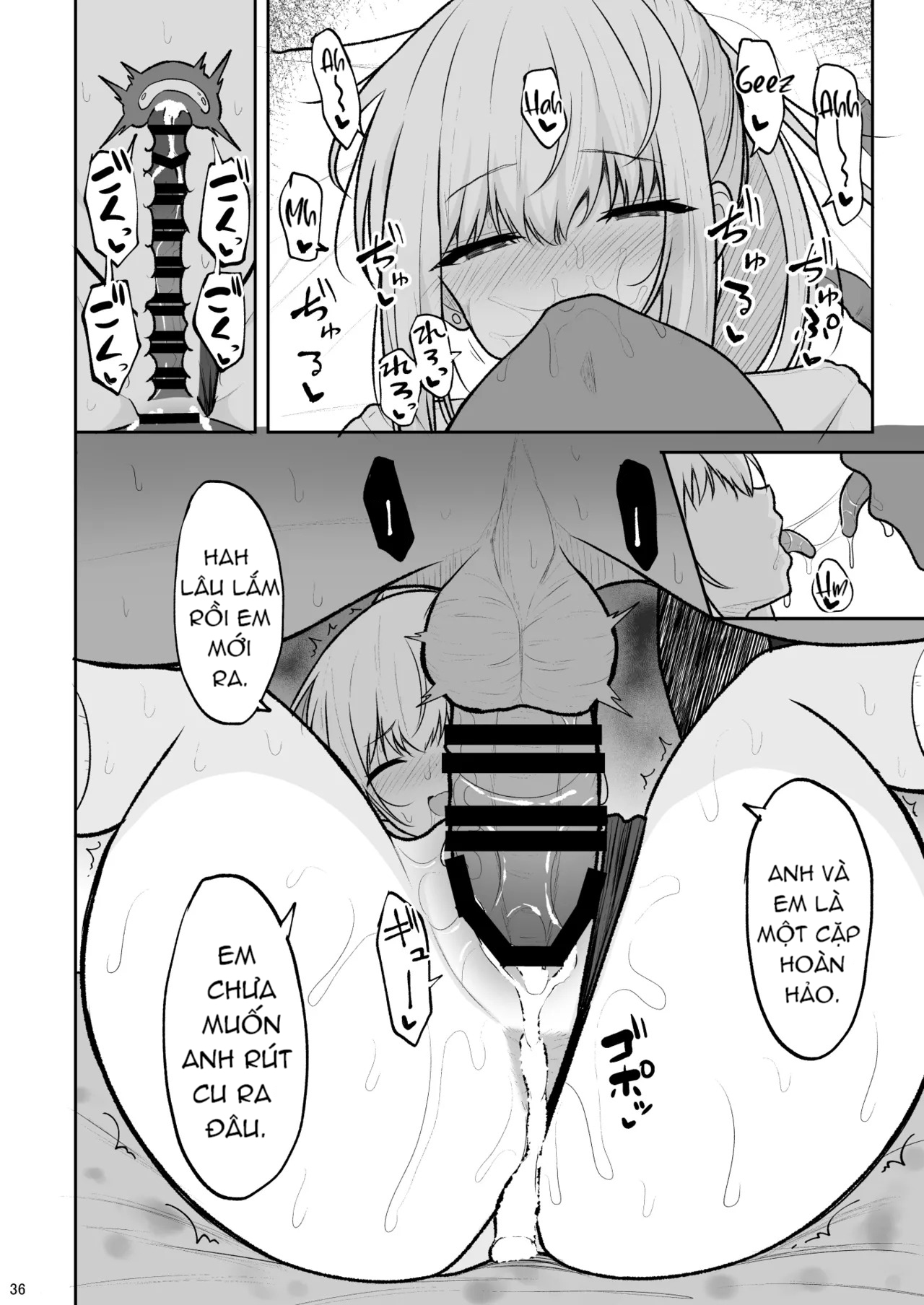 HentaiVN.net - Ảnh 34 - Cô Nàng Gyaru Đùi To Phá Hủy Lý Trí Của Tôi Và Bắt Tôi Xuất Tinh Bên Trong - Oneshot