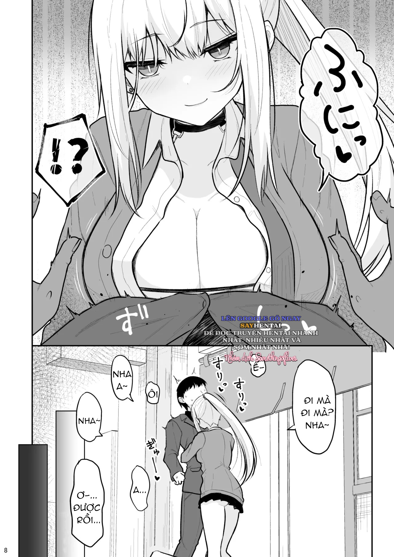 HentaiVN.net - Ảnh 6 - Cô Nàng Gyaru Đùi To Phá Hủy Lý Trí Của Tôi Và Bắt Tôi Xuất Tinh Bên Trong - Oneshot