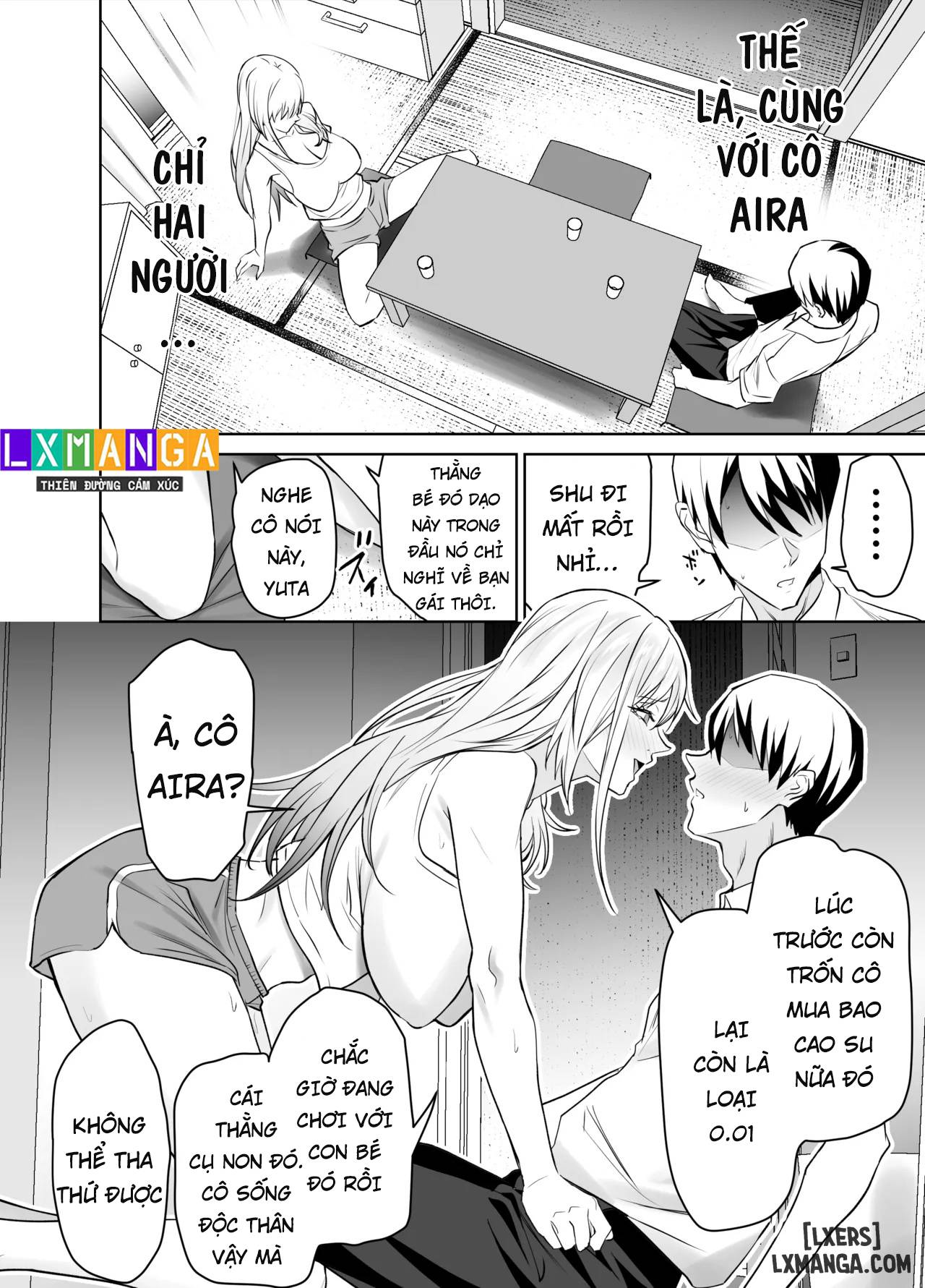 HentaiVN.net - Ảnh 11 - Tomodachi no Gal Mama wa Musuko ni Kakurete Ore no Dekachin wo Kuimakuru. - Chap 1