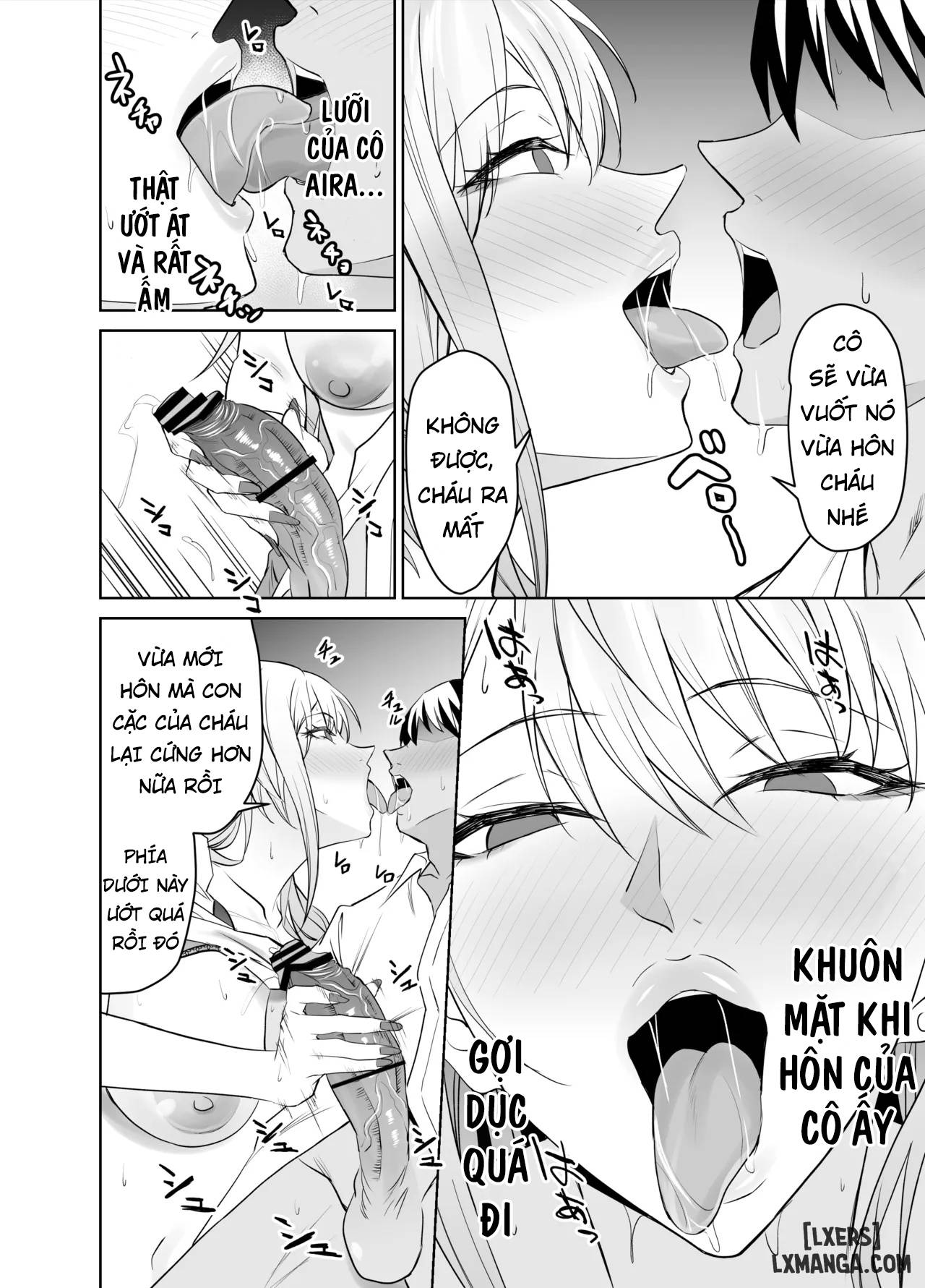 HentaiVN.net - Ảnh 19 - Tomodachi no Gal Mama wa Musuko ni Kakurete Ore no Dekachin wo Kuimakuru. - Chap 1