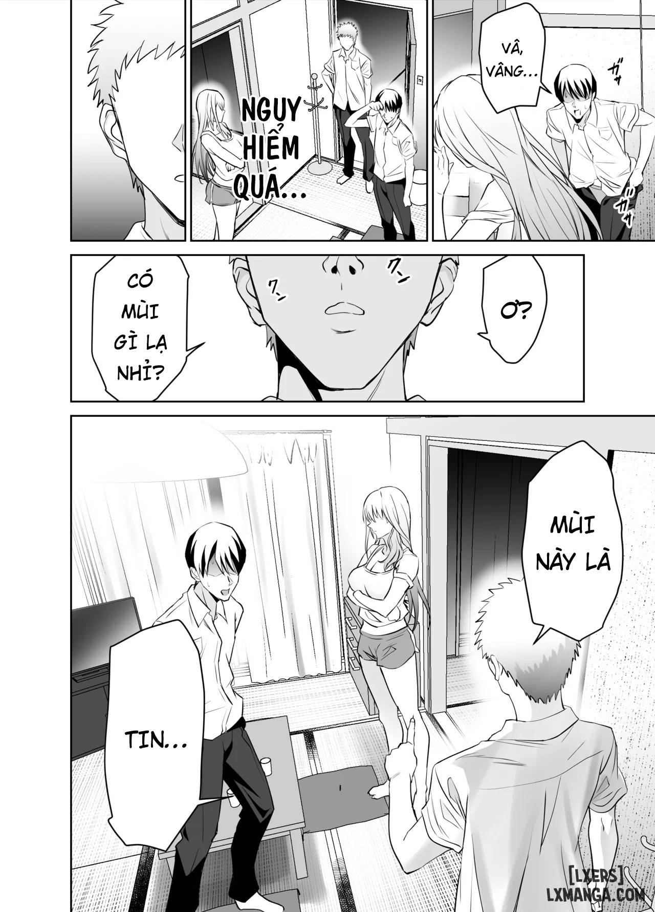HentaiVN.net - Ảnh 13 - Tomodachi no Gal Mama wa Musuko ni Kakurete Ore no Dekachin wo Kuimakuru. - Chap 2 + 3 - End.