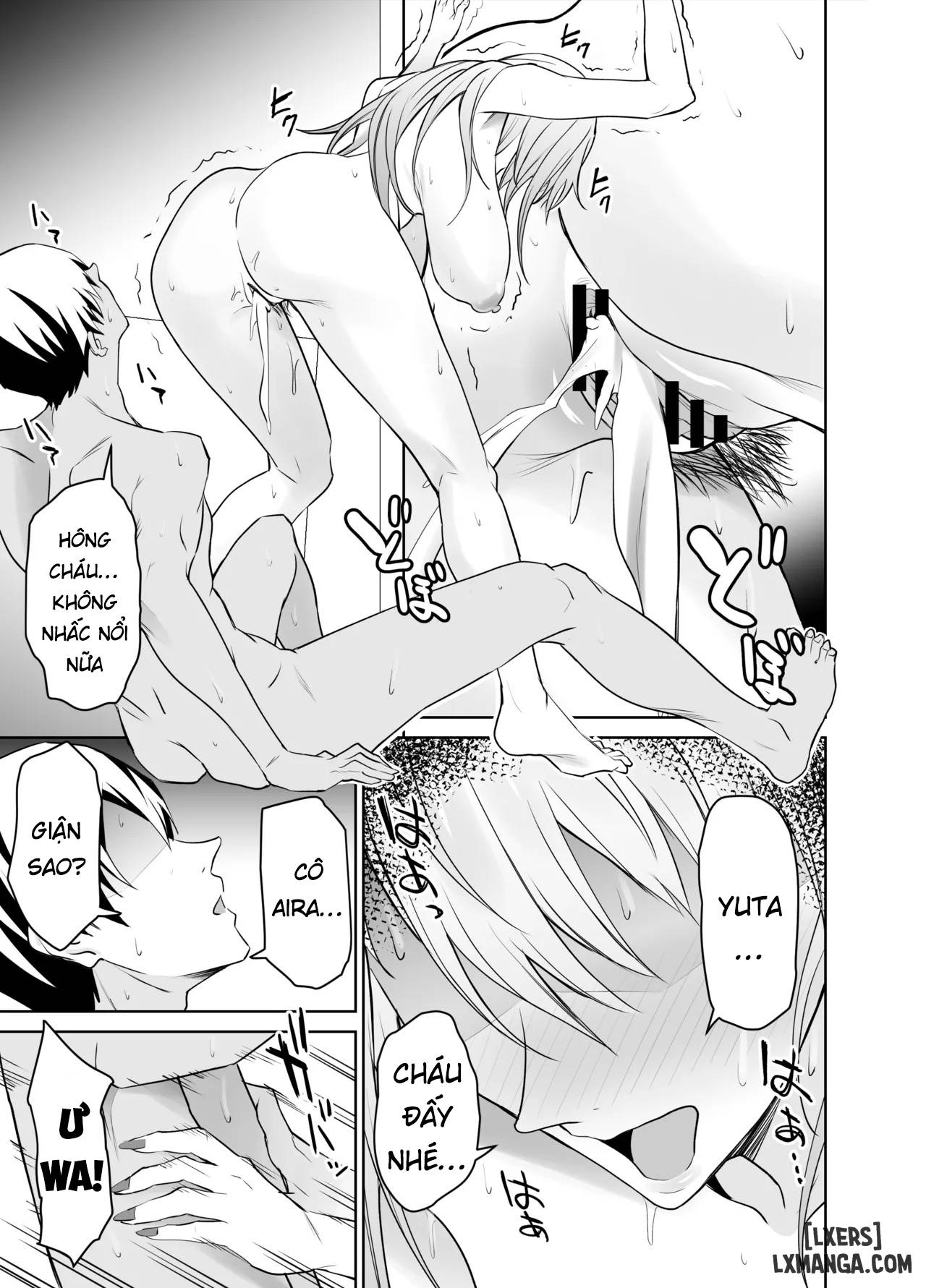 HentaiVN.net - Ảnh 45 - Tomodachi no Gal Mama wa Musuko ni Kakurete Ore no Dekachin wo Kuimakuru. - Chap 2 + 3 - End.