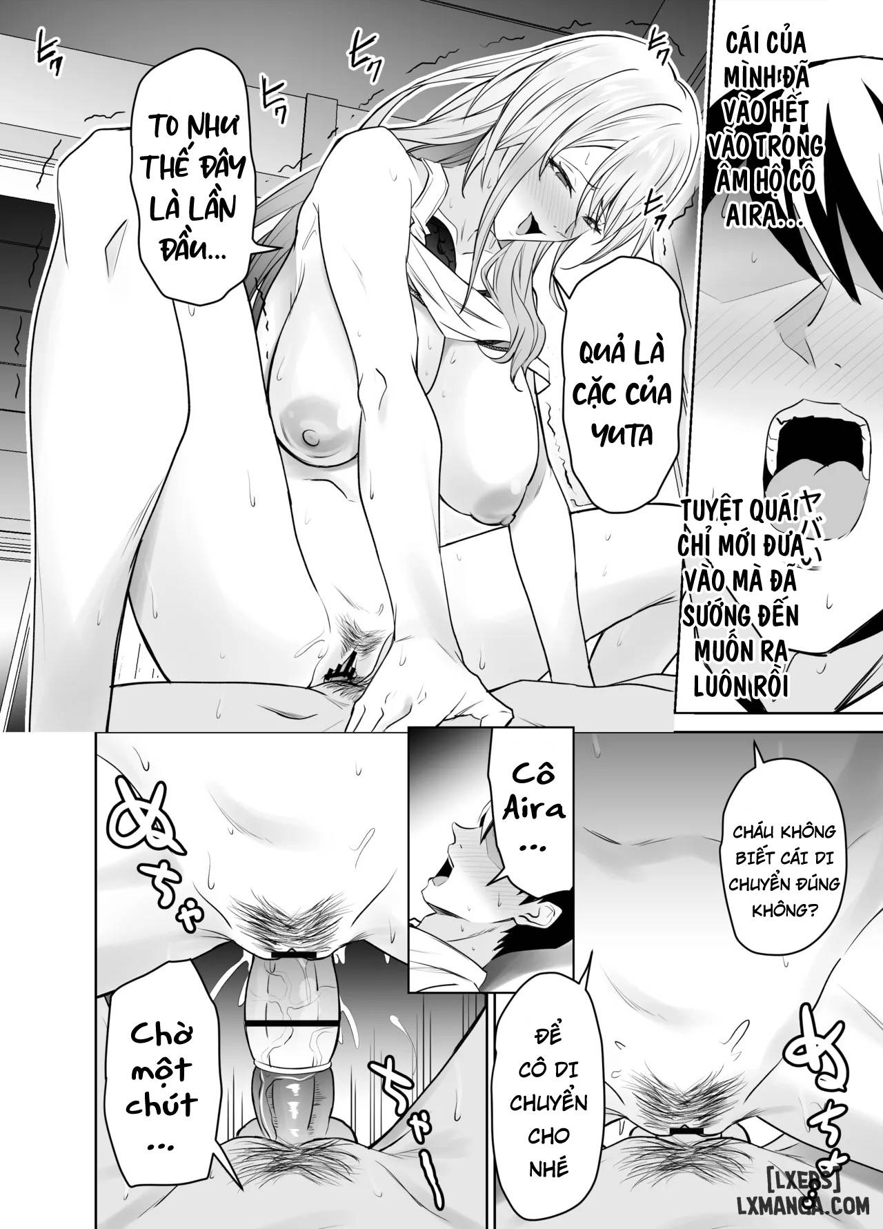 HentaiVN.net - Ảnh 5 - Tomodachi no Gal Mama wa Musuko ni Kakurete Ore no Dekachin wo Kuimakuru. - Chap 2 + 3 - End.