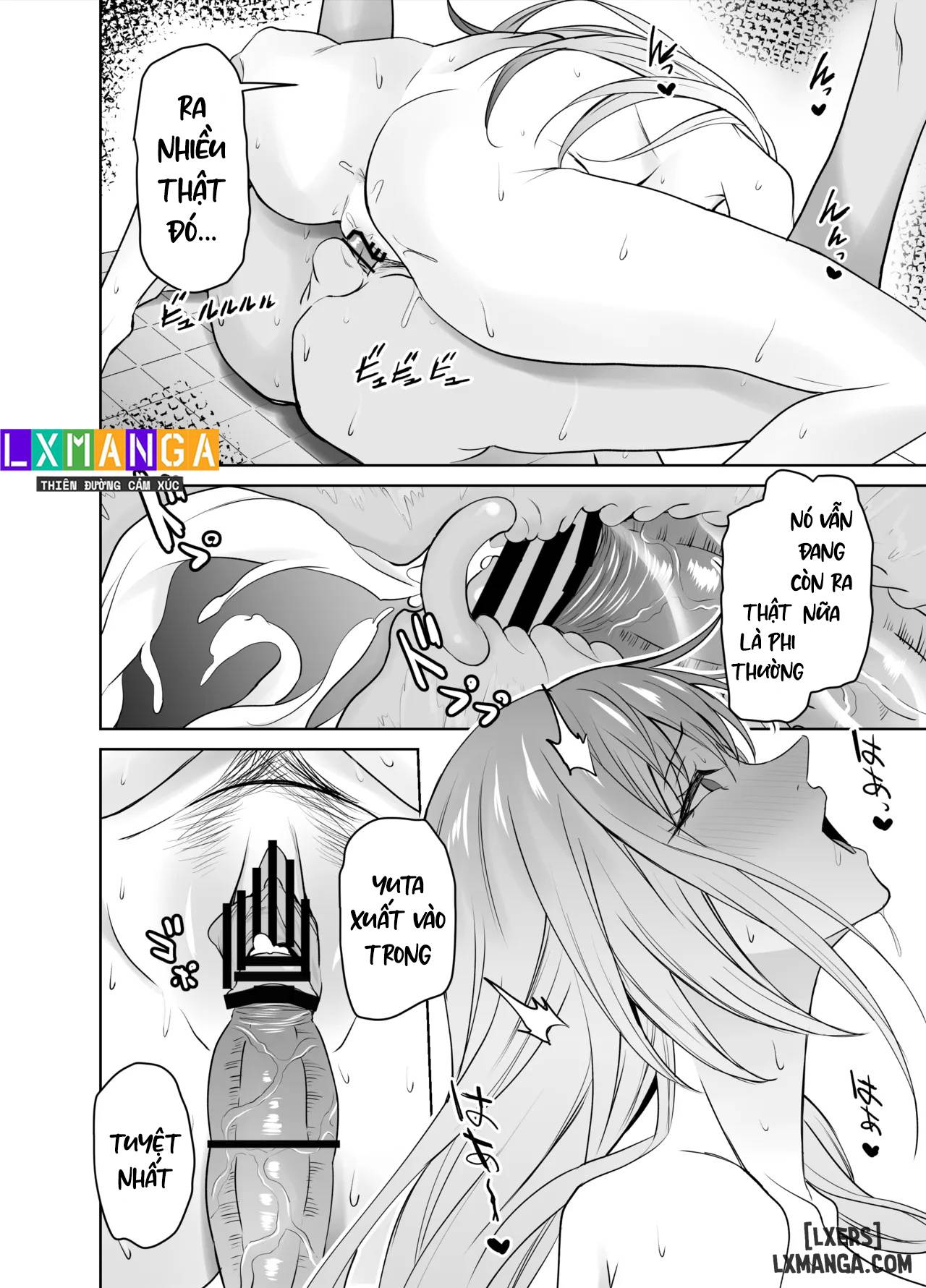 HentaiVN.net - Ảnh 52 - Tomodachi no Gal Mama wa Musuko ni Kakurete Ore no Dekachin wo Kuimakuru. - Chap 2 + 3 - End.