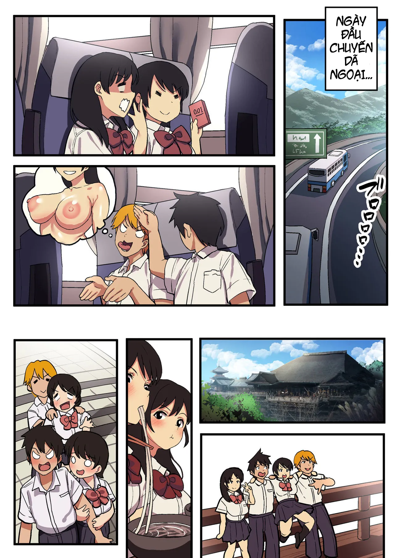 HentaiVN.net - Ảnh 12 - School Trip X King Game [Shuugaku Ryokou X Ou-Sama Game] - Chap 1