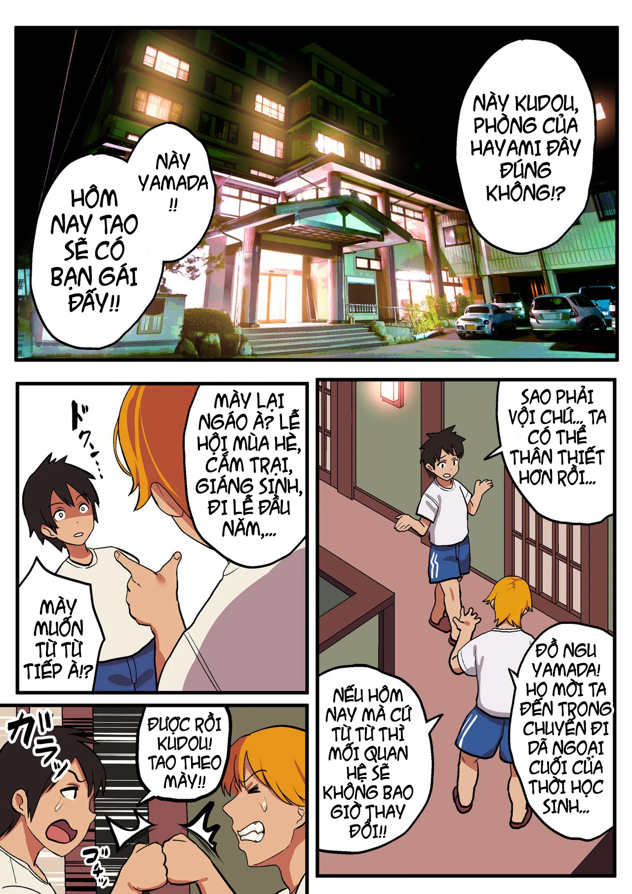 HentaiVN.net - Ảnh 13 - School Trip X King Game [Shuugaku Ryokou X Ou-Sama Game] - Chap 1