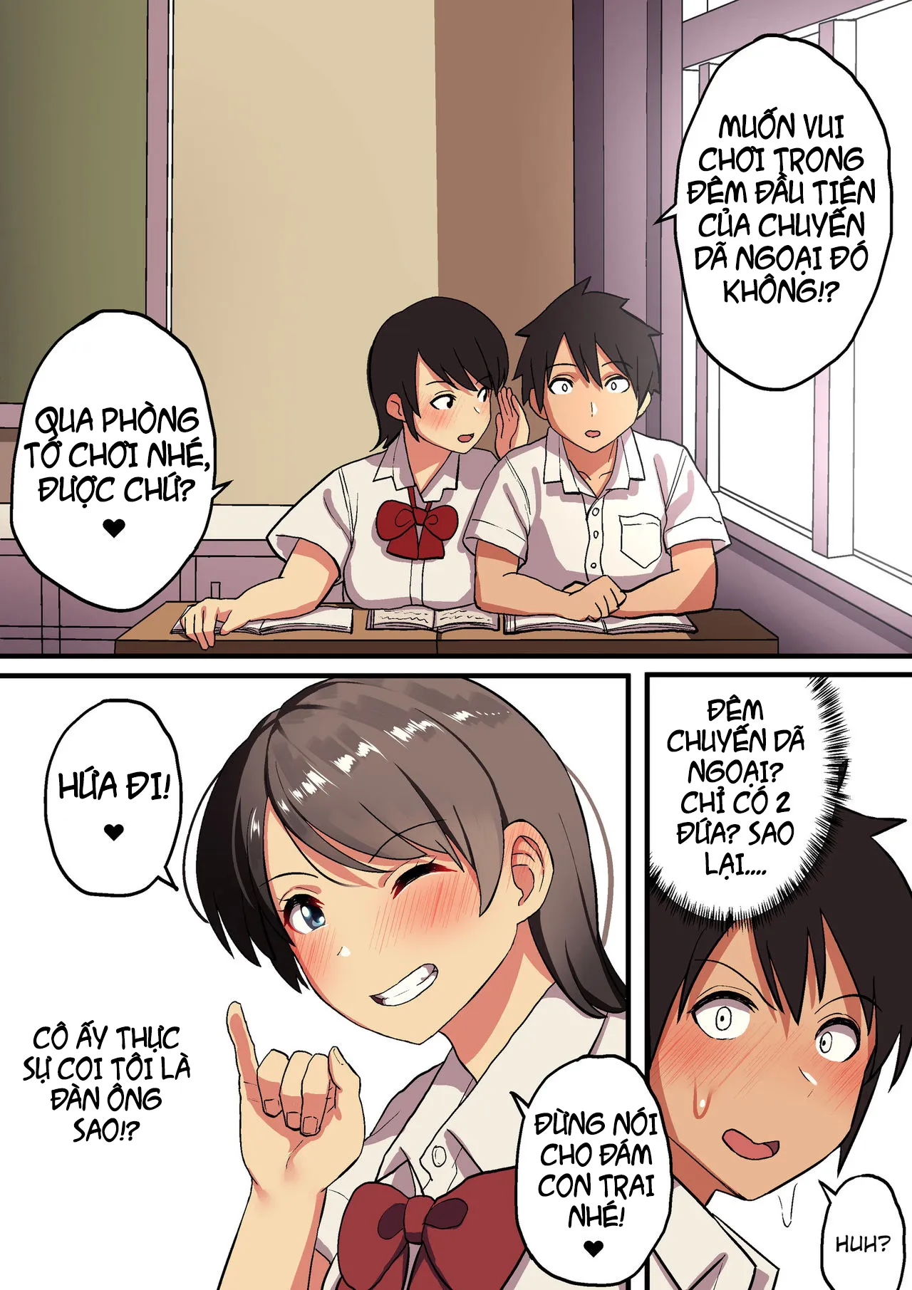 HentaiVN.net - Ảnh 4 - School Trip X King Game [Shuugaku Ryokou X Ou-Sama Game] - Chap 1