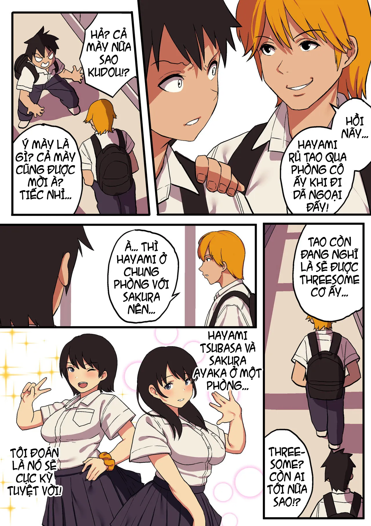 HentaiVN.net - Ảnh 7 - School Trip X King Game [Shuugaku Ryokou X Ou-Sama Game] - Chap 1