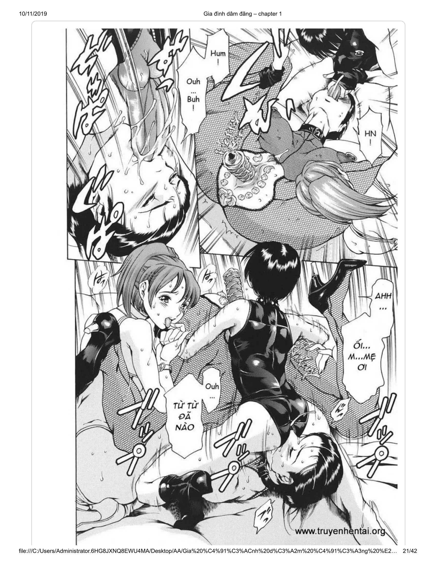 HentaiVN.net - Ảnh 12 - Katei no Jijou [Family's circumstances] - Chap 1