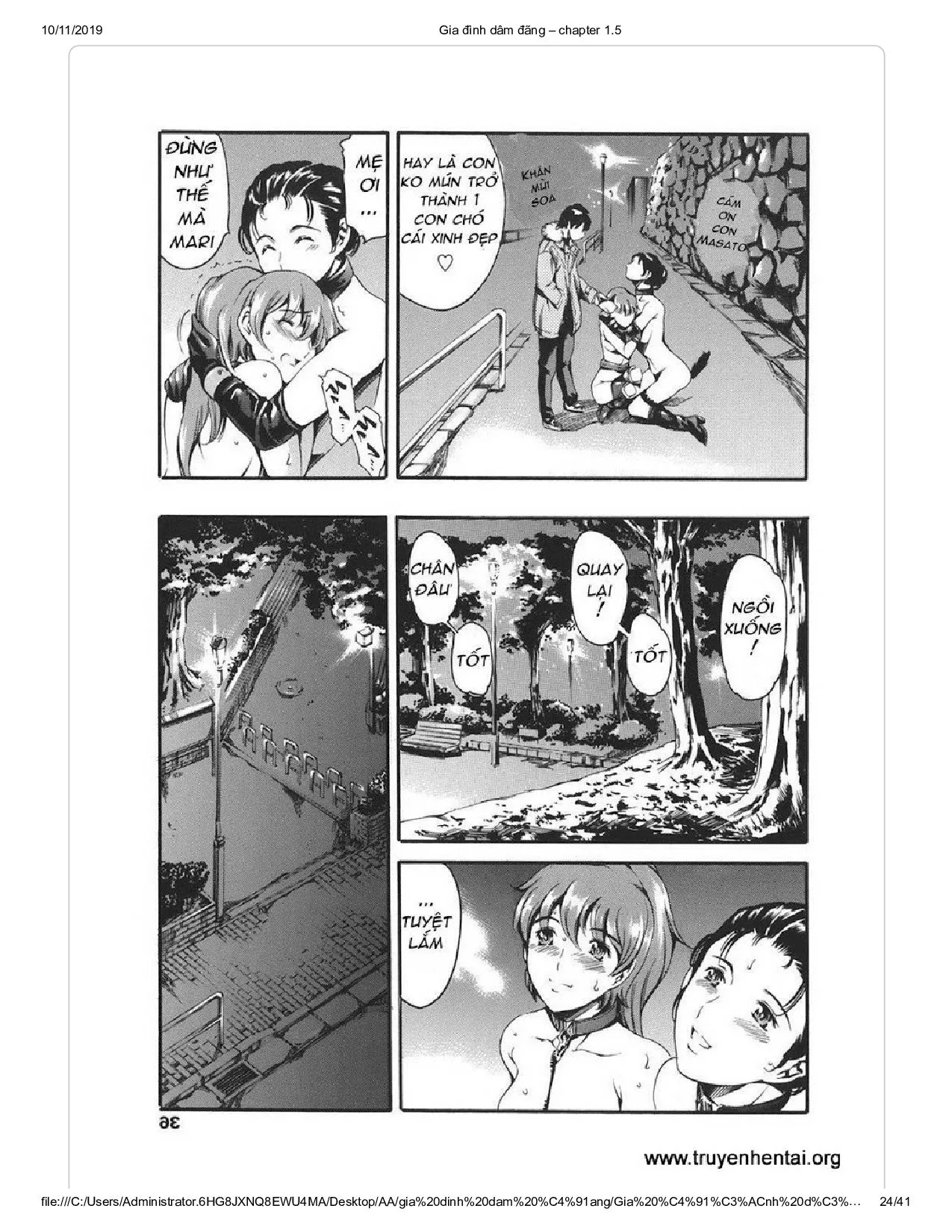 HentaiVN.net - Ảnh 10 - Katei no Jijou [Family's circumstances] - Chap 2