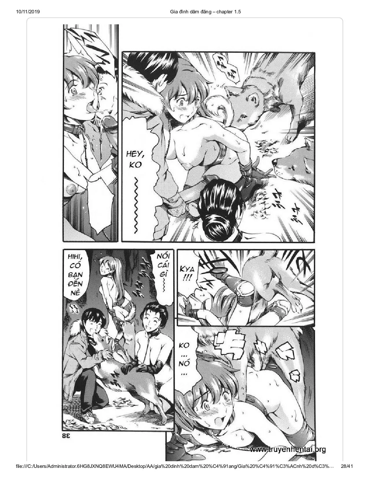 HentaiVN.net - Ảnh 12 - Katei no Jijou [Family's circumstances] - Chap 2