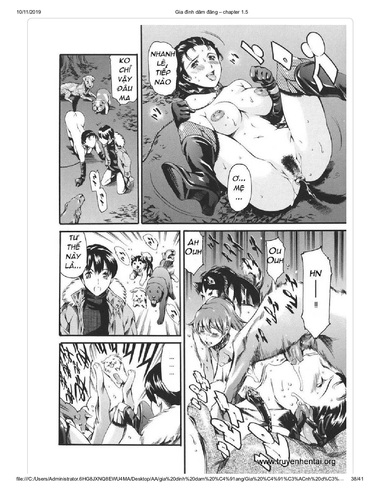 HentaiVN.net - Ảnh 17 - Katei no Jijou [Family's circumstances] - Chap 2