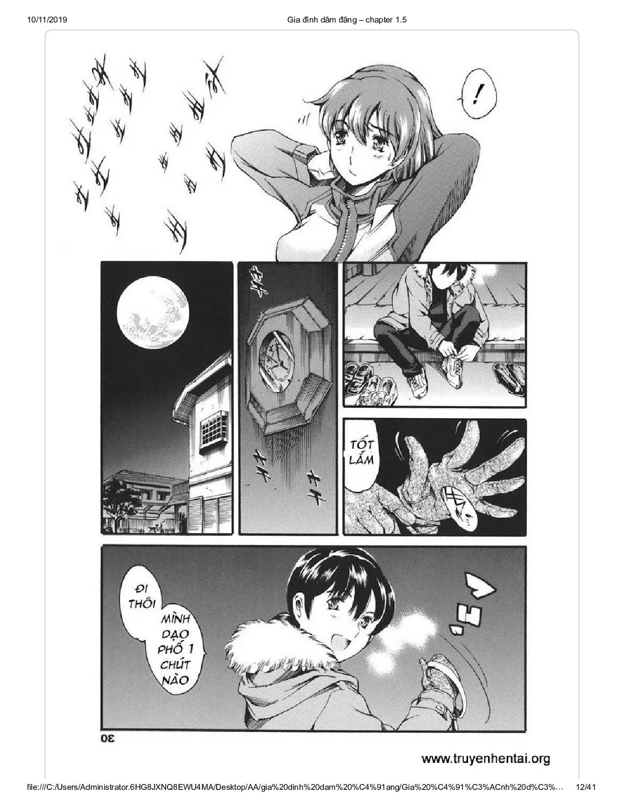 HentaiVN.net - Ảnh 4 - Katei no Jijou [Family's circumstances] - Chap 2