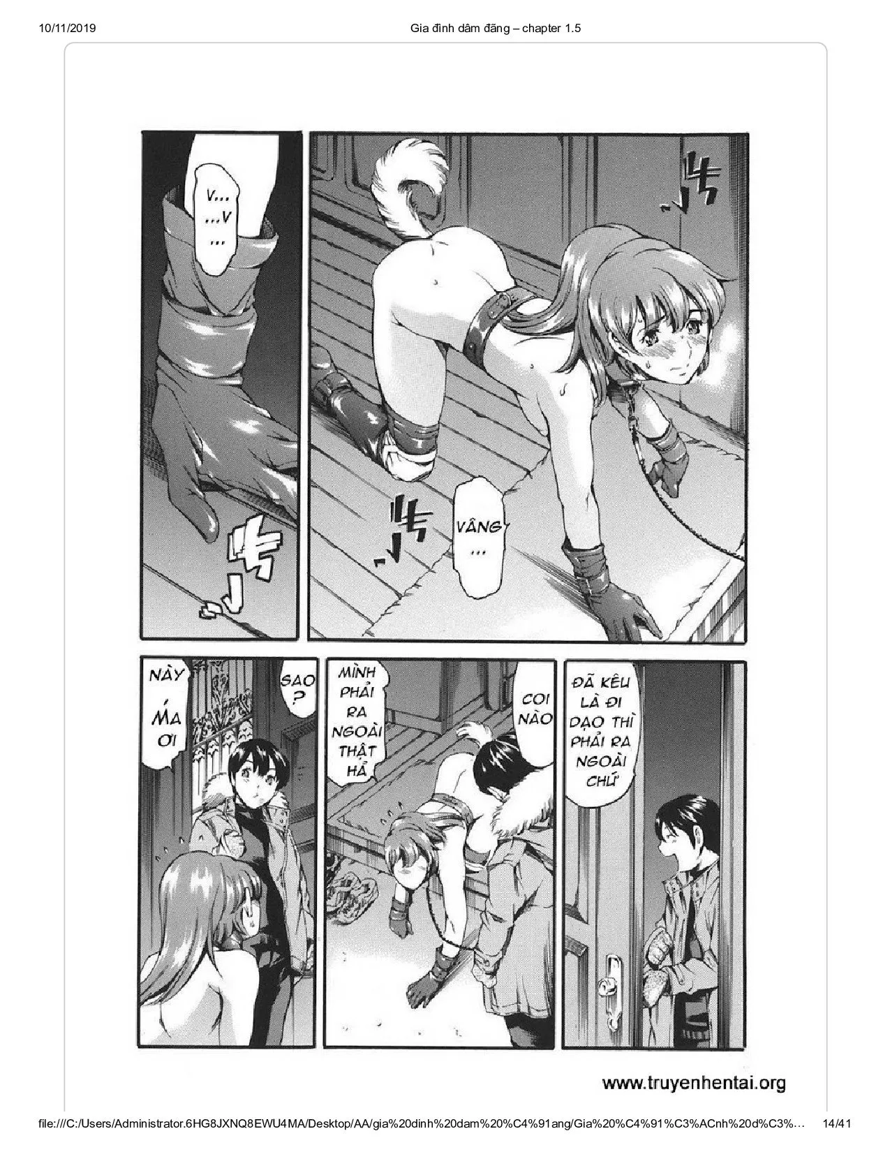 HentaiVN.net - Ảnh 5 - Katei no Jijou [Family's circumstances] - Chap 2