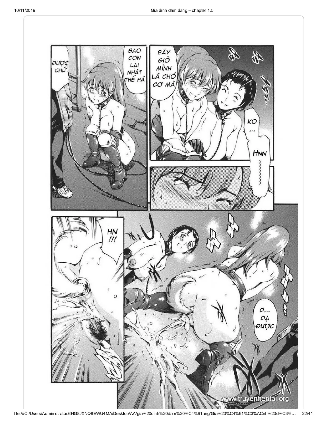 HentaiVN.net - Ảnh 9 - Katei no Jijou [Family's circumstances] - Chap 2