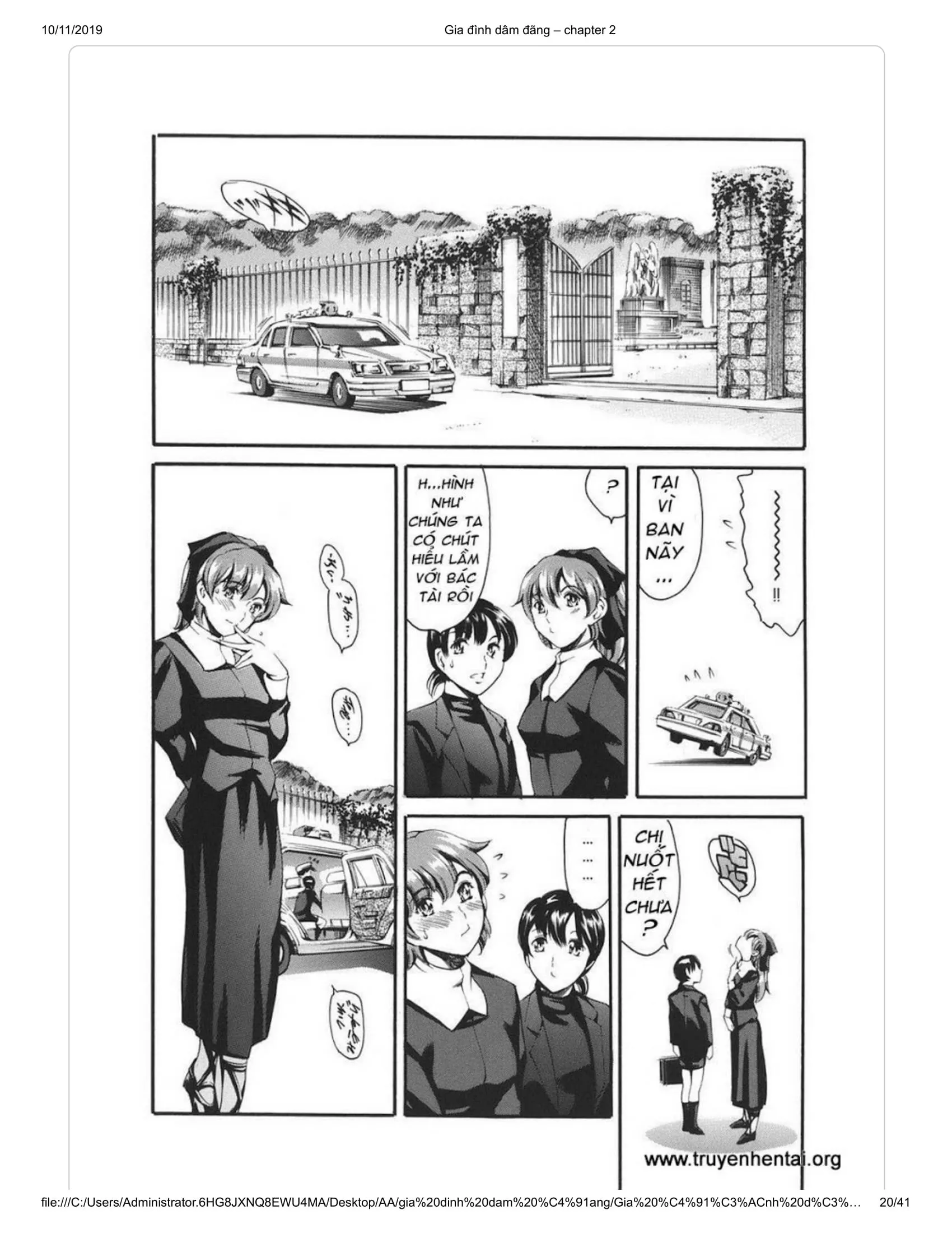 HentaiVN.net - Ảnh 10 - Katei no Jijou [Family's circumstances] - Chap 3