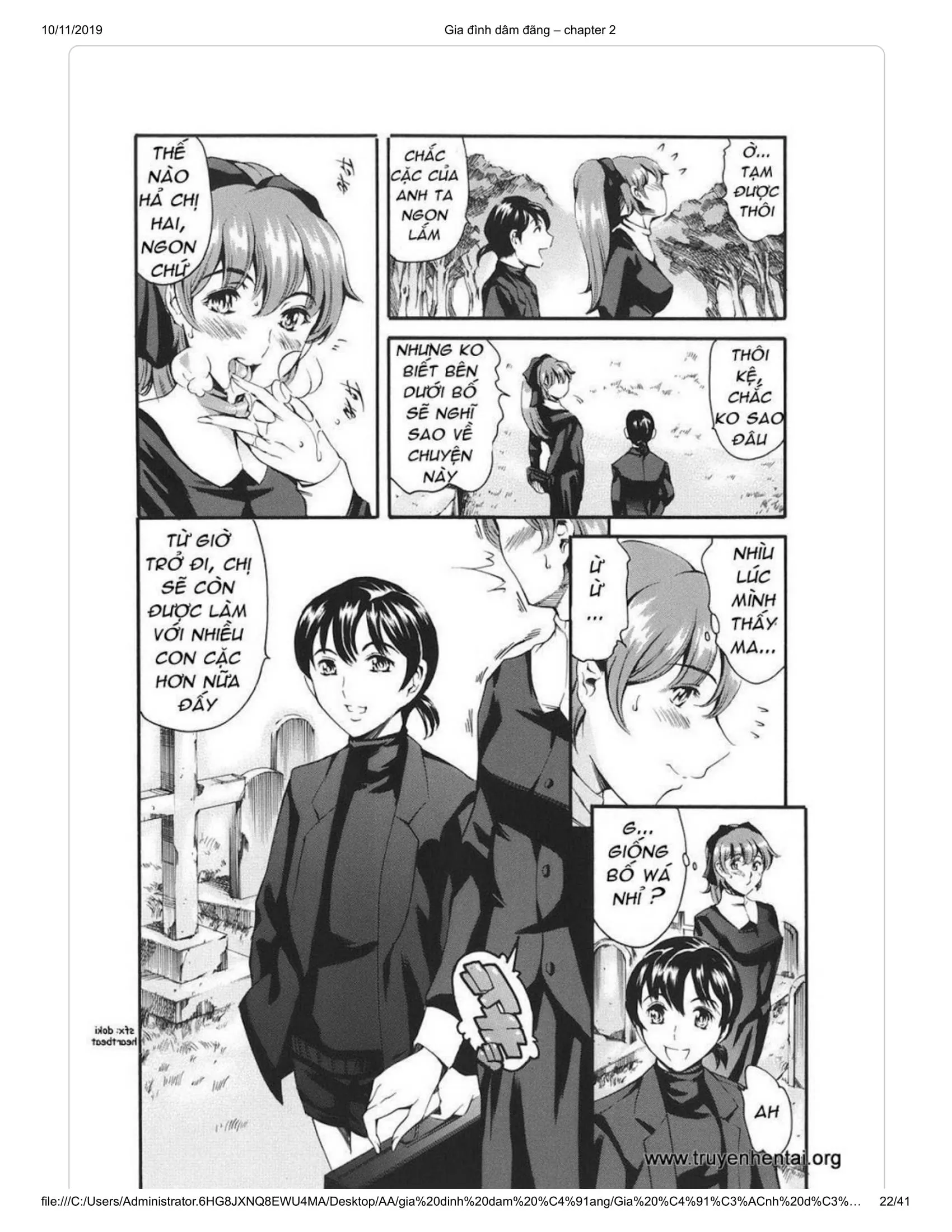 HentaiVN.net - Ảnh 11 - Katei no Jijou [Family's circumstances] - Chap 3