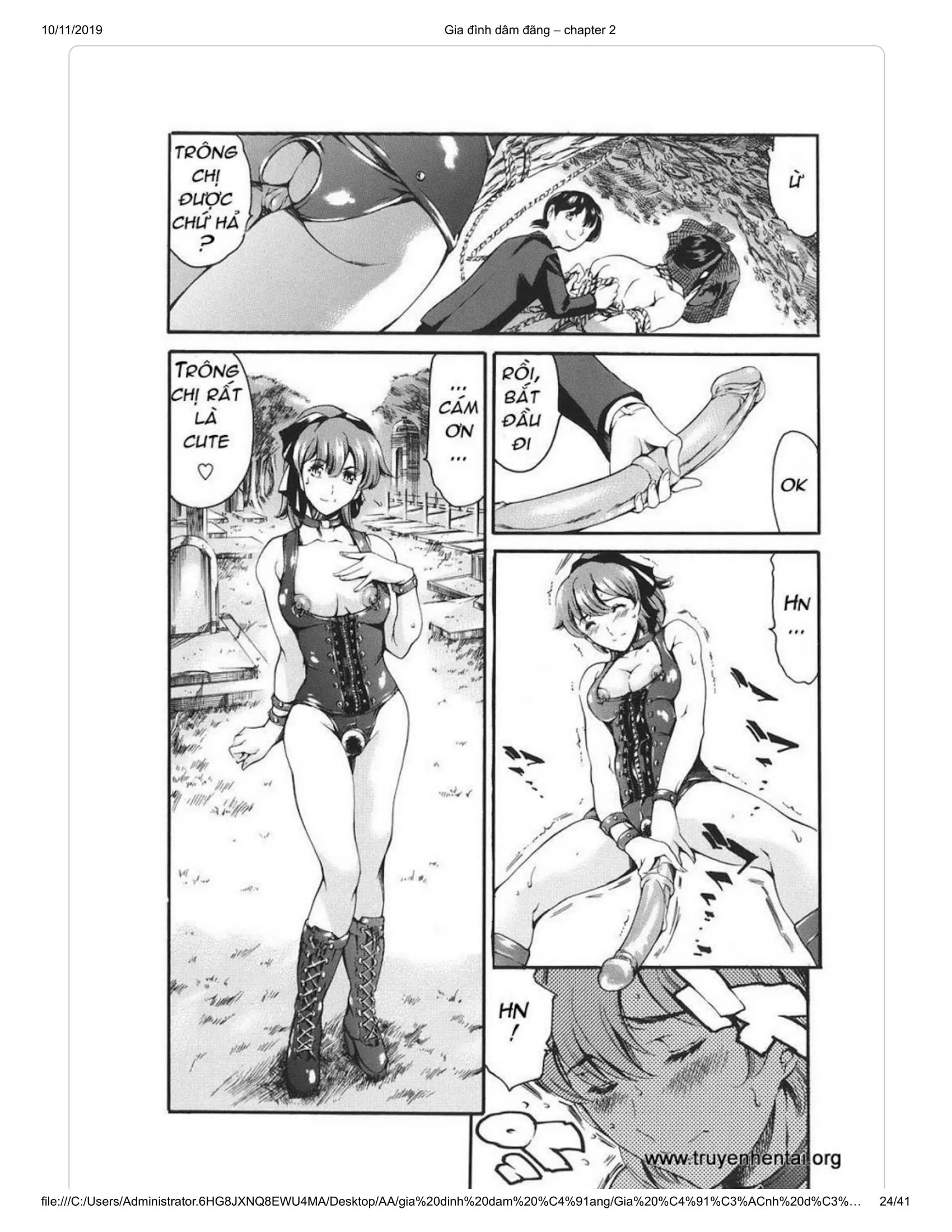 HentaiVN.net - Ảnh 13 - Katei no Jijou [Family's circumstances] - Chap 3