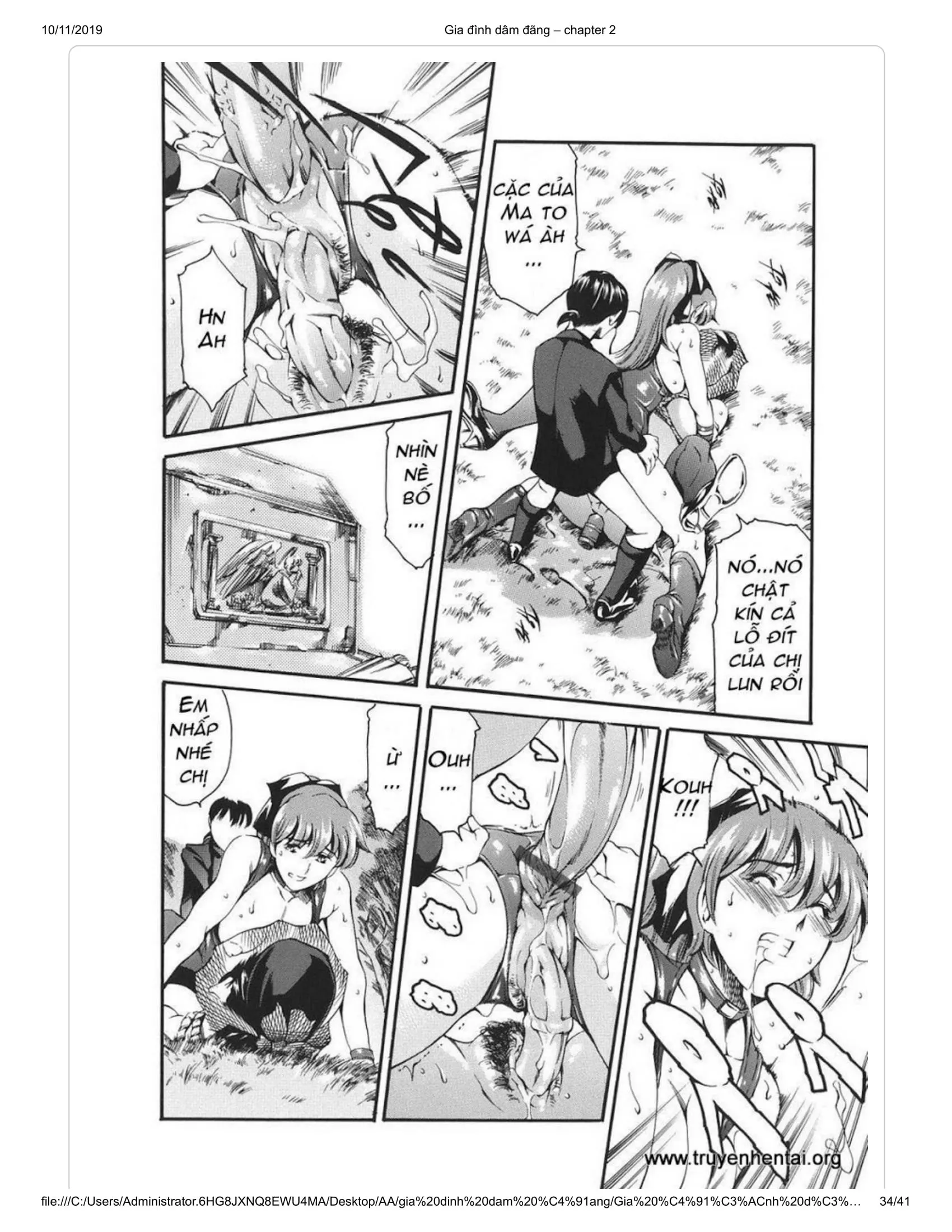 HentaiVN.net - Ảnh 18 - Katei no Jijou [Family's circumstances] - Chap 3