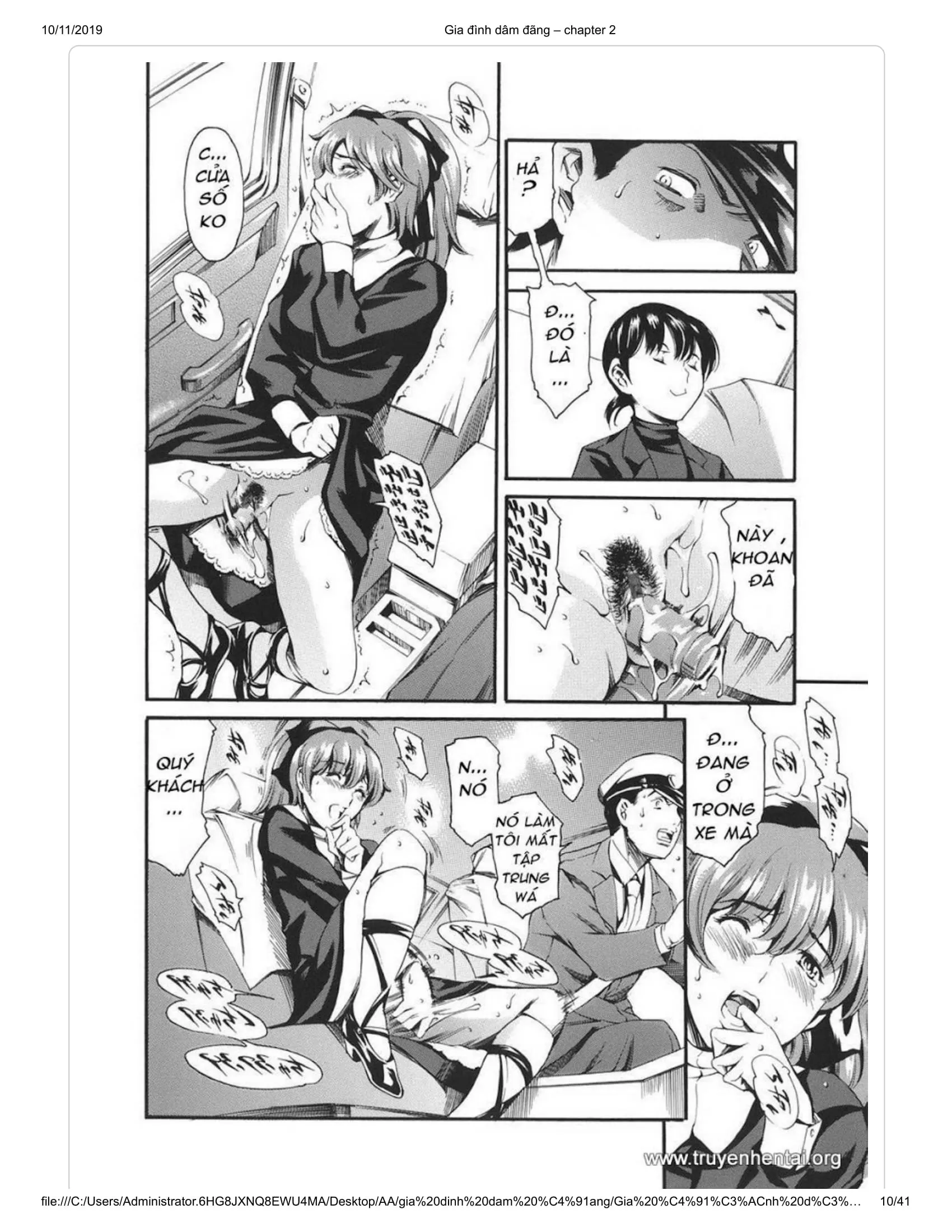 HentaiVN.net - Ảnh 5 - Katei no Jijou [Family's circumstances] - Chap 3