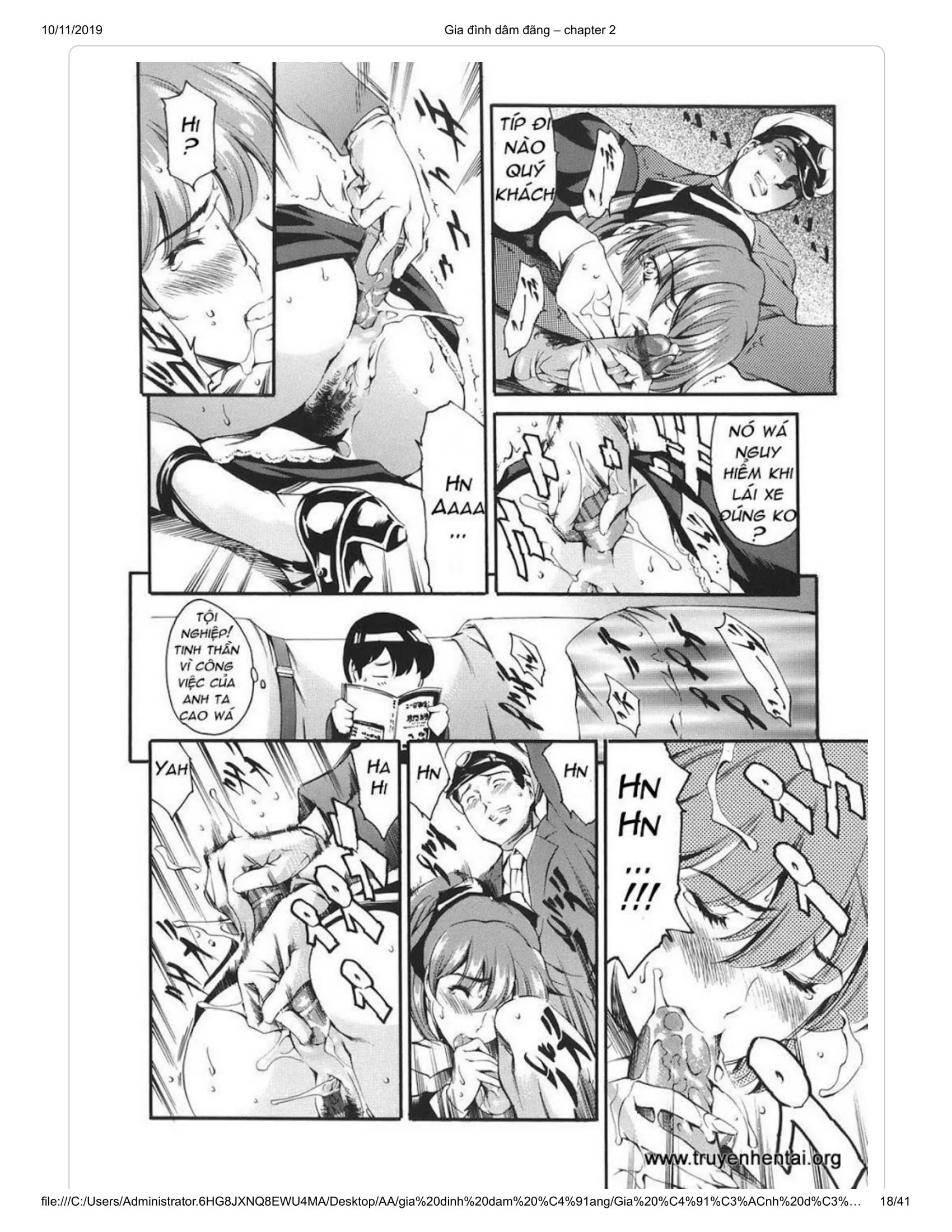HentaiVN.net - Ảnh 9 - Katei no Jijou [Family's circumstances] - Chap 3