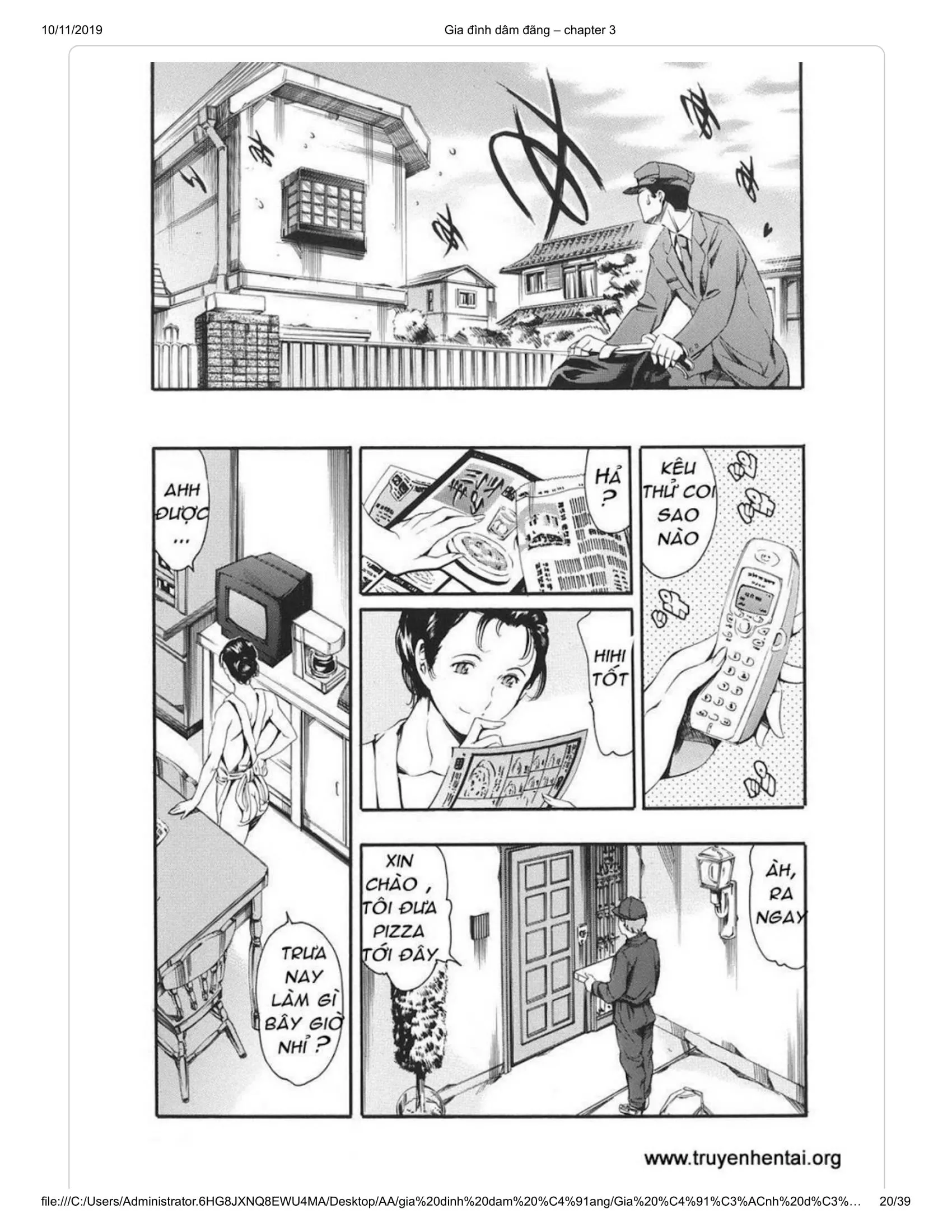 HentaiVN.net - Ảnh 10 - Katei no Jijou [Family's circumstances] - Chap 5