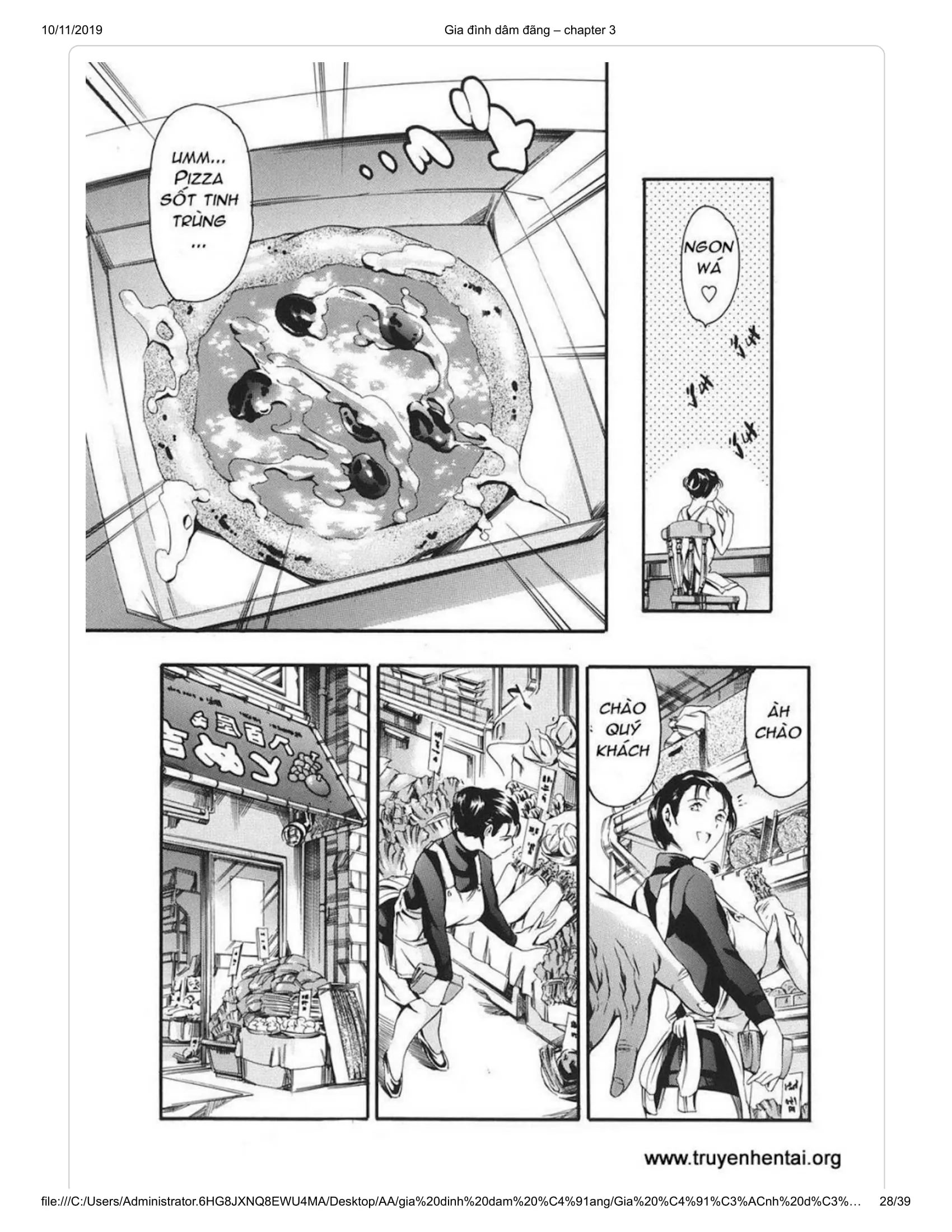 HentaiVN.net - Ảnh 14 - Katei no Jijou [Family's circumstances] - Chap 5