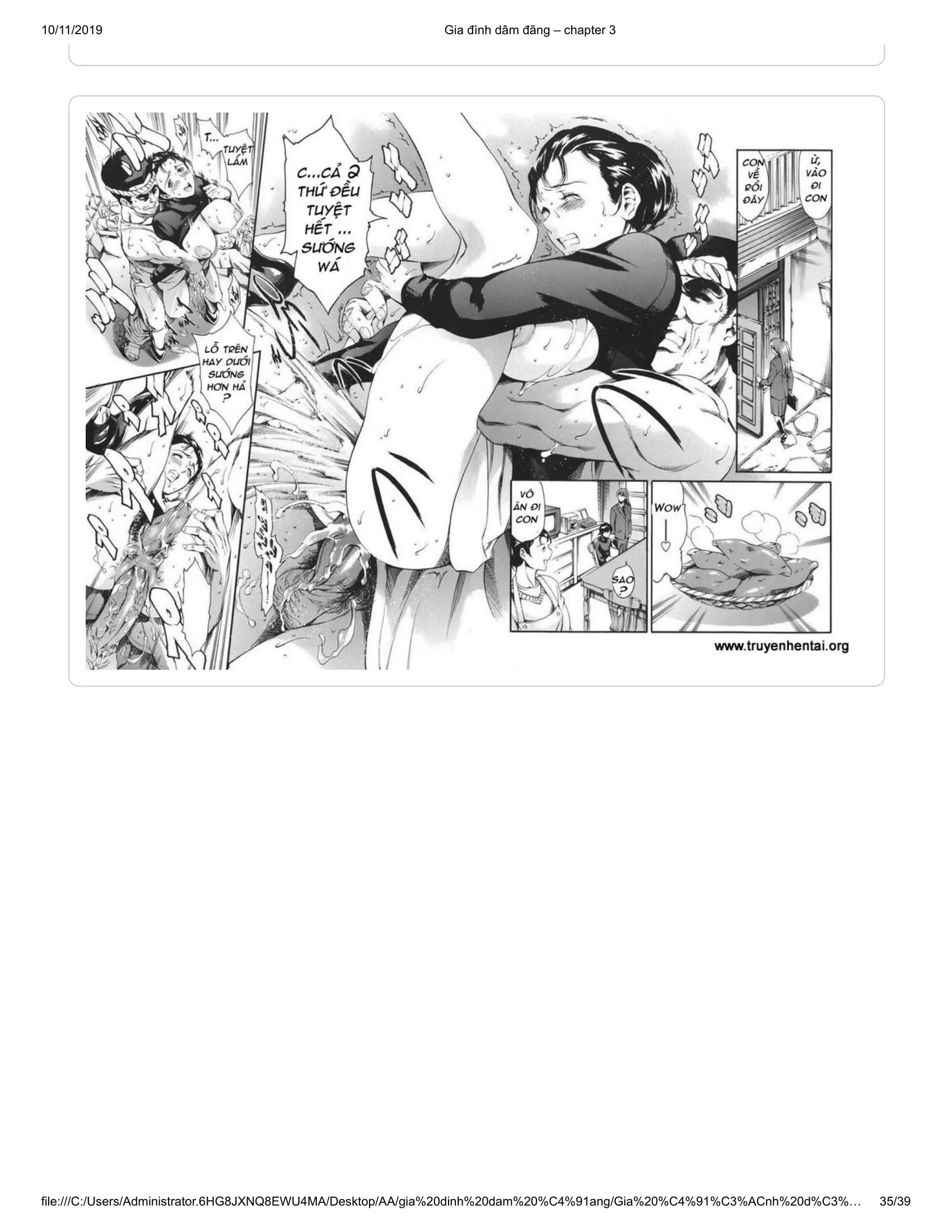 HentaiVN.net - Ảnh 18 - Katei no Jijou [Family's circumstances] - Chap 5