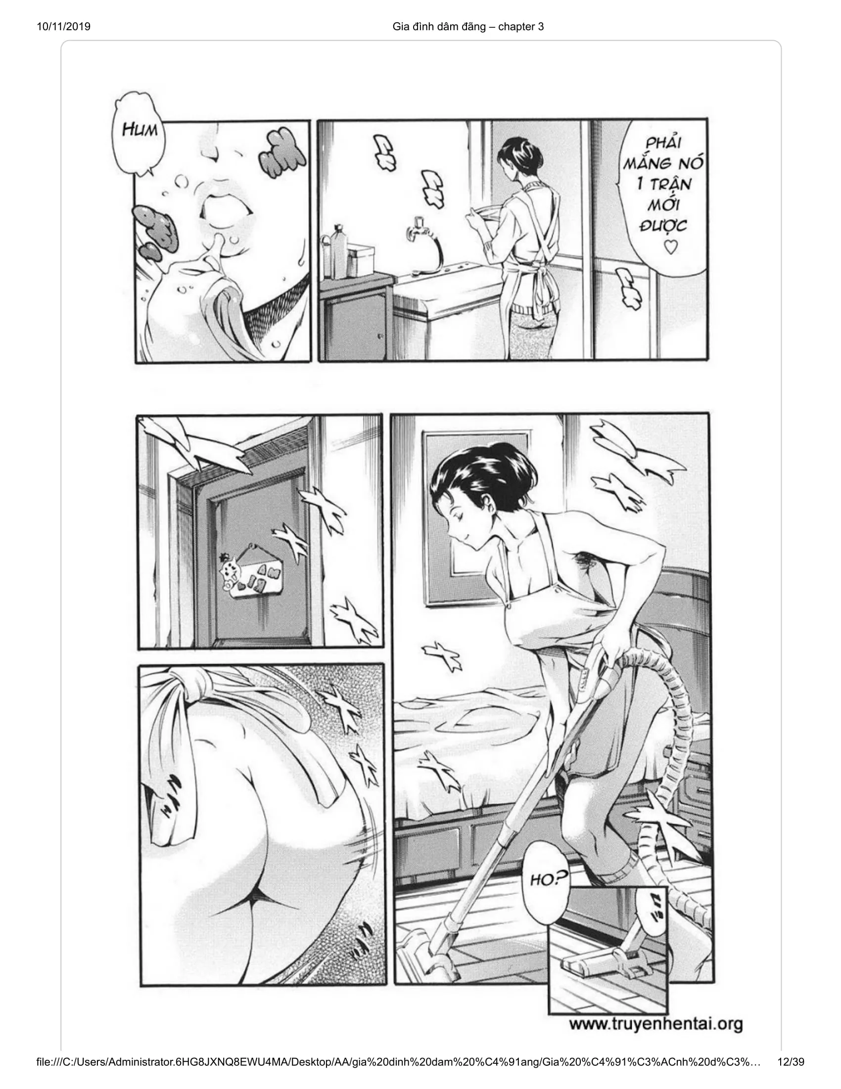 HentaiVN.net - Ảnh 6 - Katei no Jijou [Family's circumstances] - Chap 5