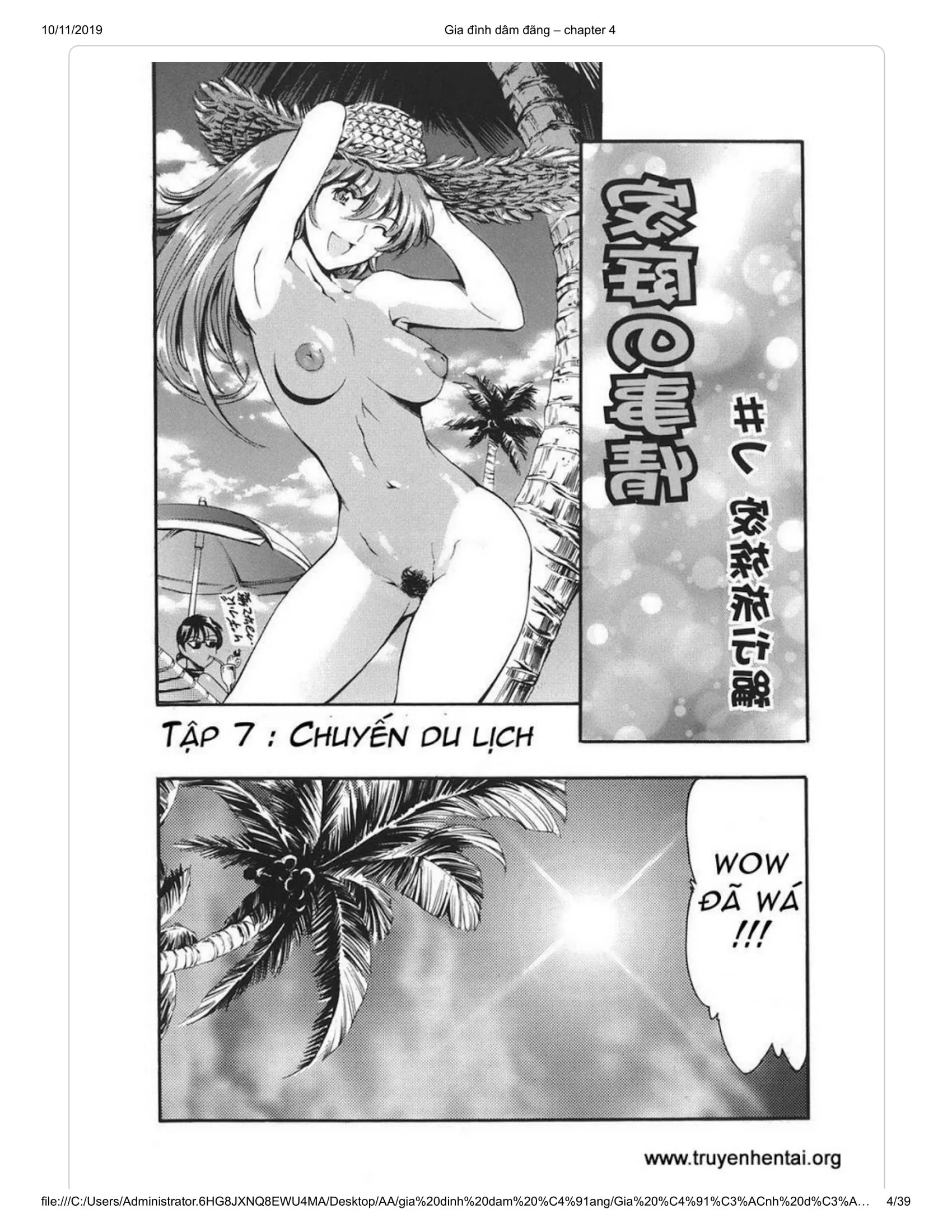 HentaiVN.net - Ảnh 11 - Katei no Jijou [Family's circumstances] - Chap 7