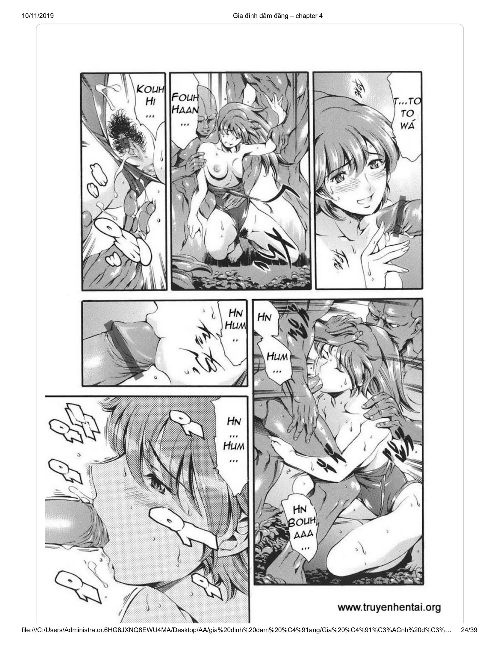 HentaiVN.net - Ảnh 21 - Katei no Jijou [Family's circumstances] - Chap 7