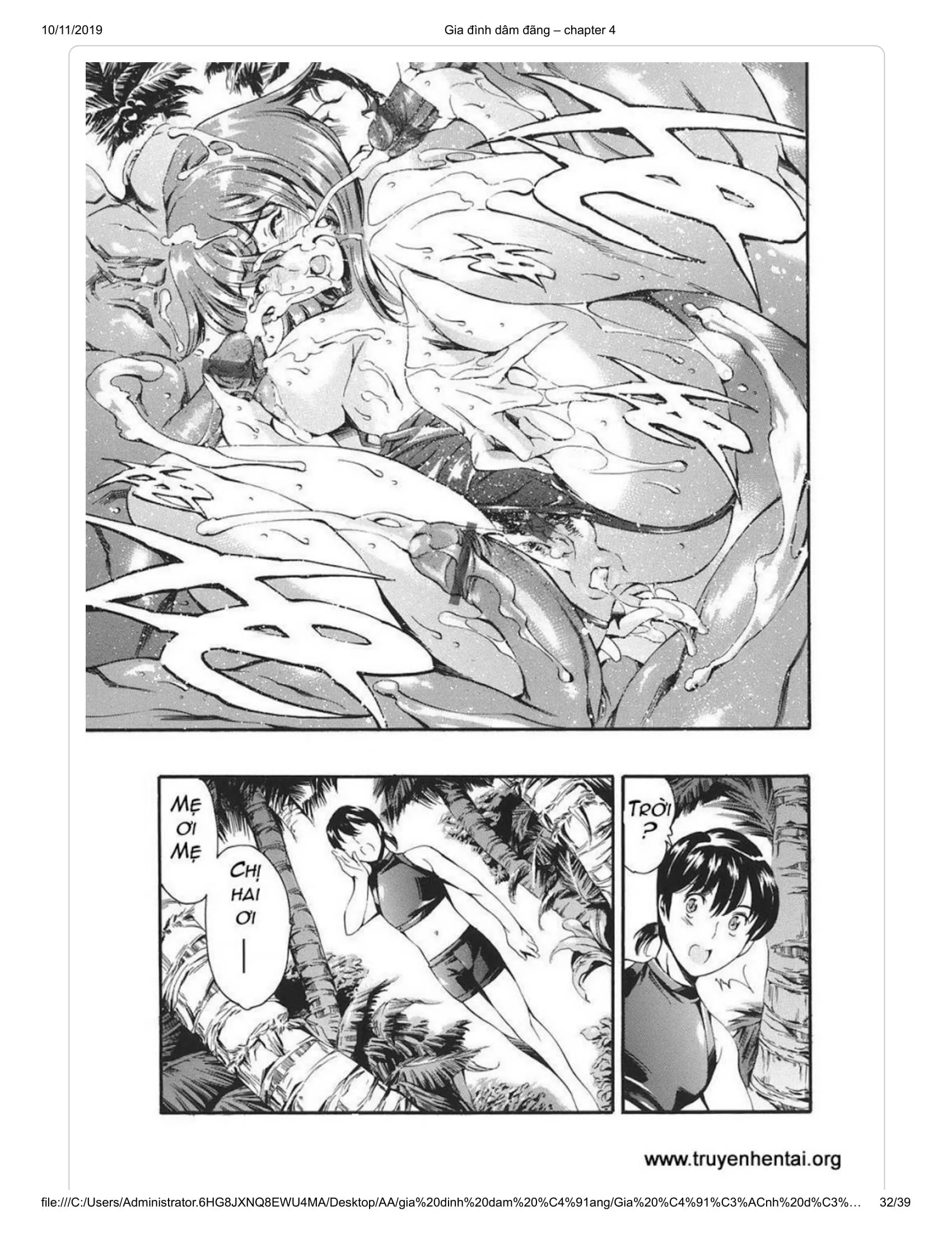 HentaiVN.net - Ảnh 25 - Katei no Jijou [Family's circumstances] - Chap 7