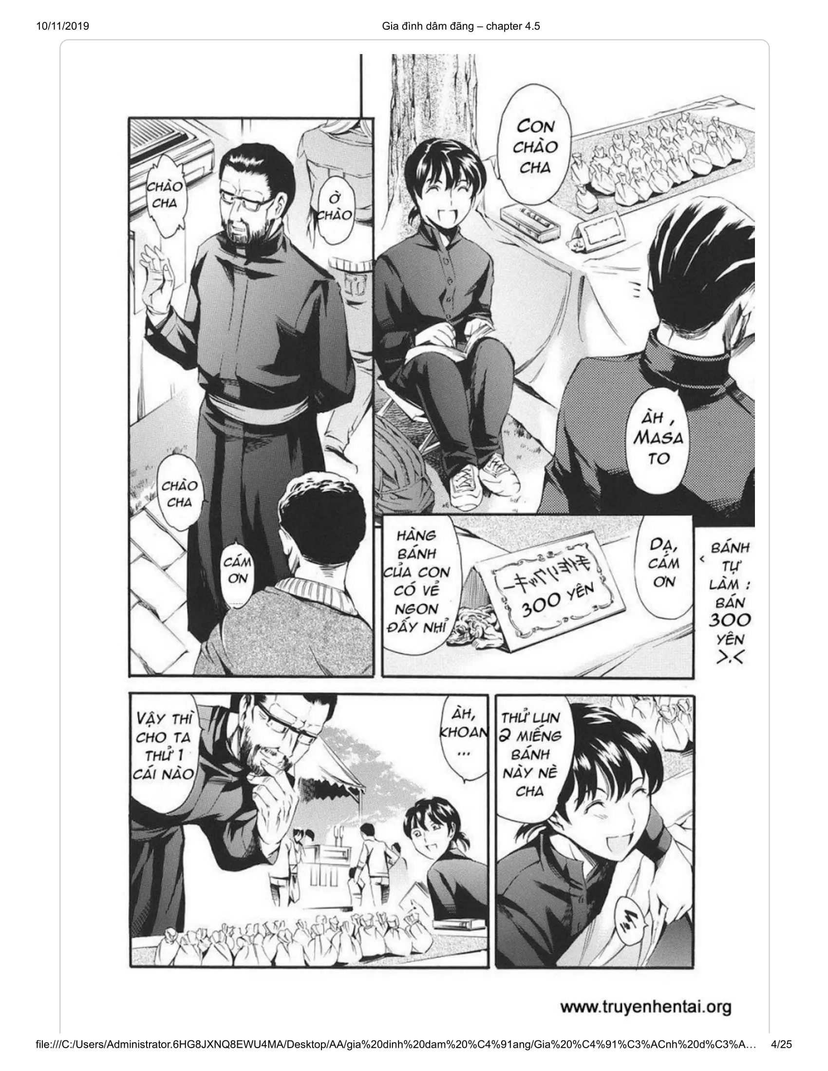 HentaiVN.net - Ảnh 3 - Katei no Jijou [Family's circumstances] - Chap 7