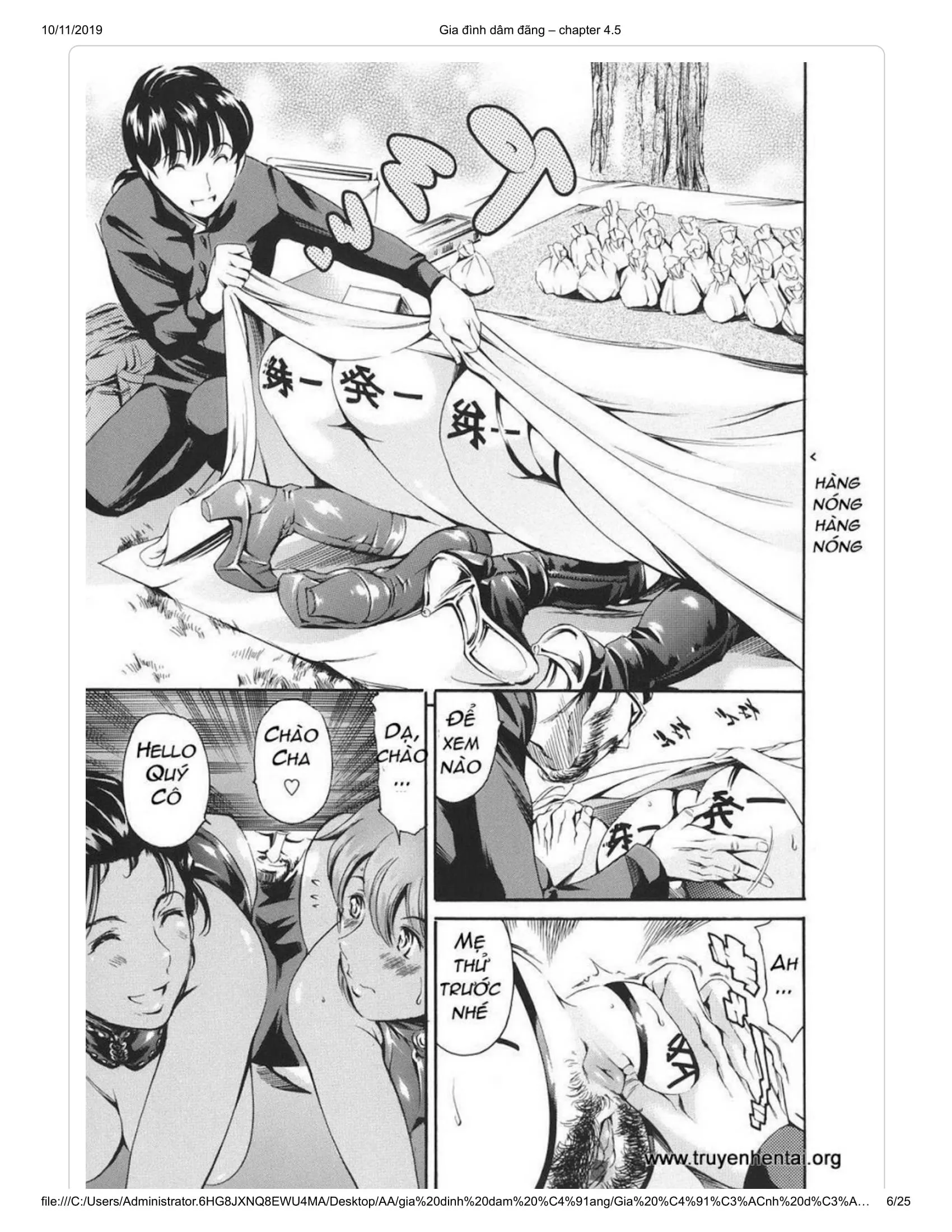 HentaiVN.net - Ảnh 4 - Katei no Jijou [Family's circumstances] - Chap 7