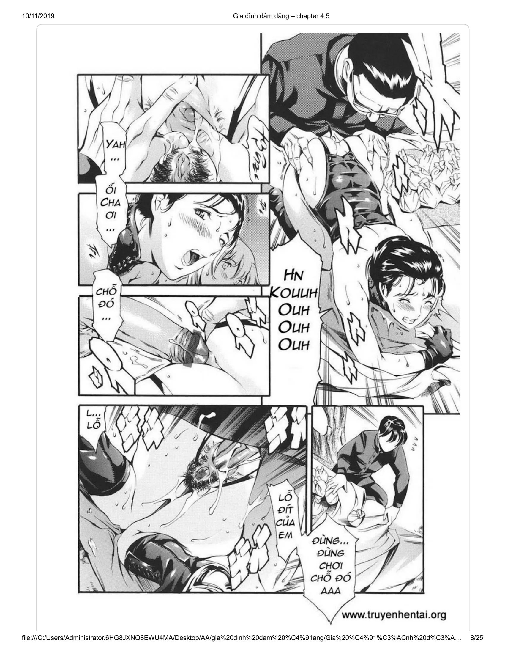 HentaiVN.net - Ảnh 5 - Katei no Jijou [Family's circumstances] - Chap 7