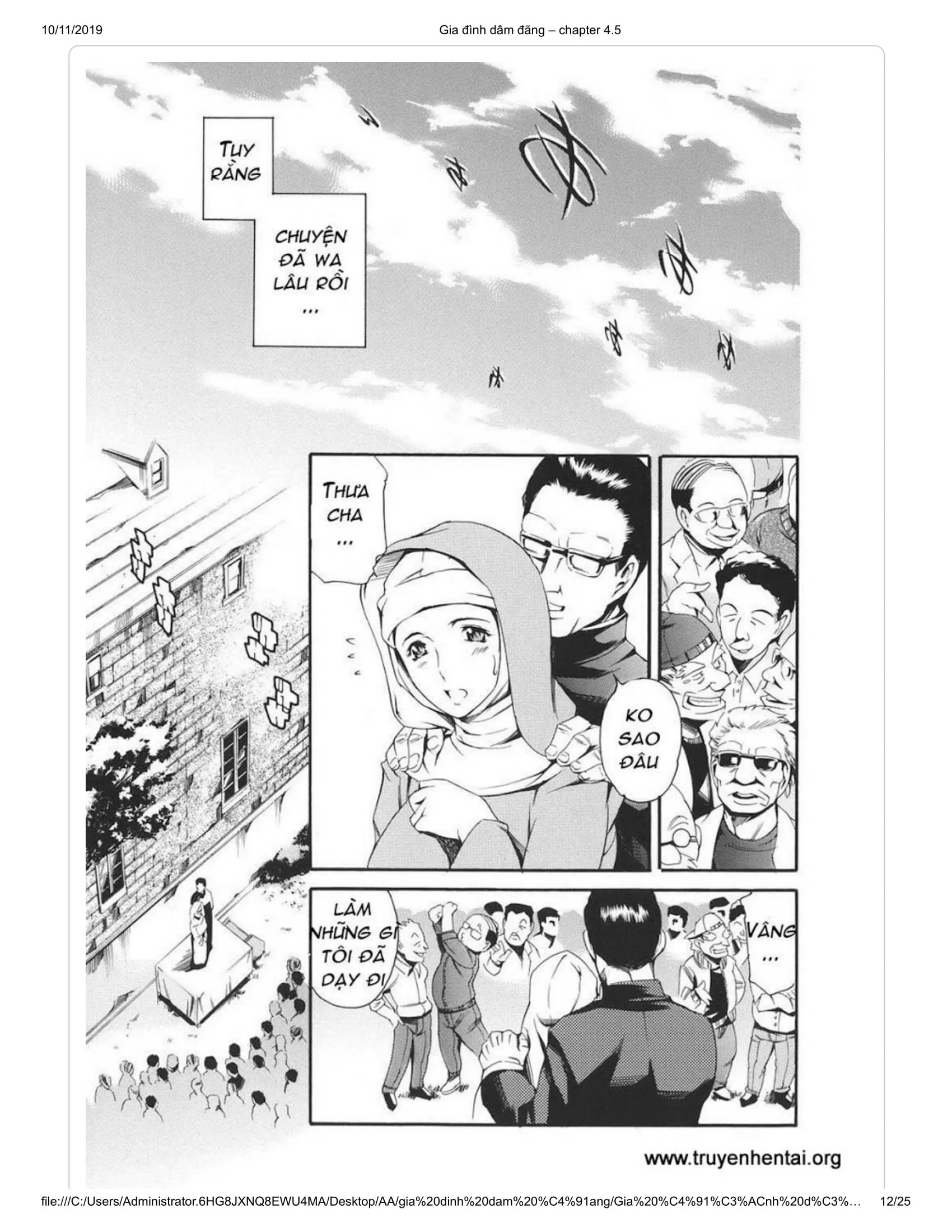 HentaiVN.net - Ảnh 7 - Katei no Jijou [Family's circumstances] - Chap 7