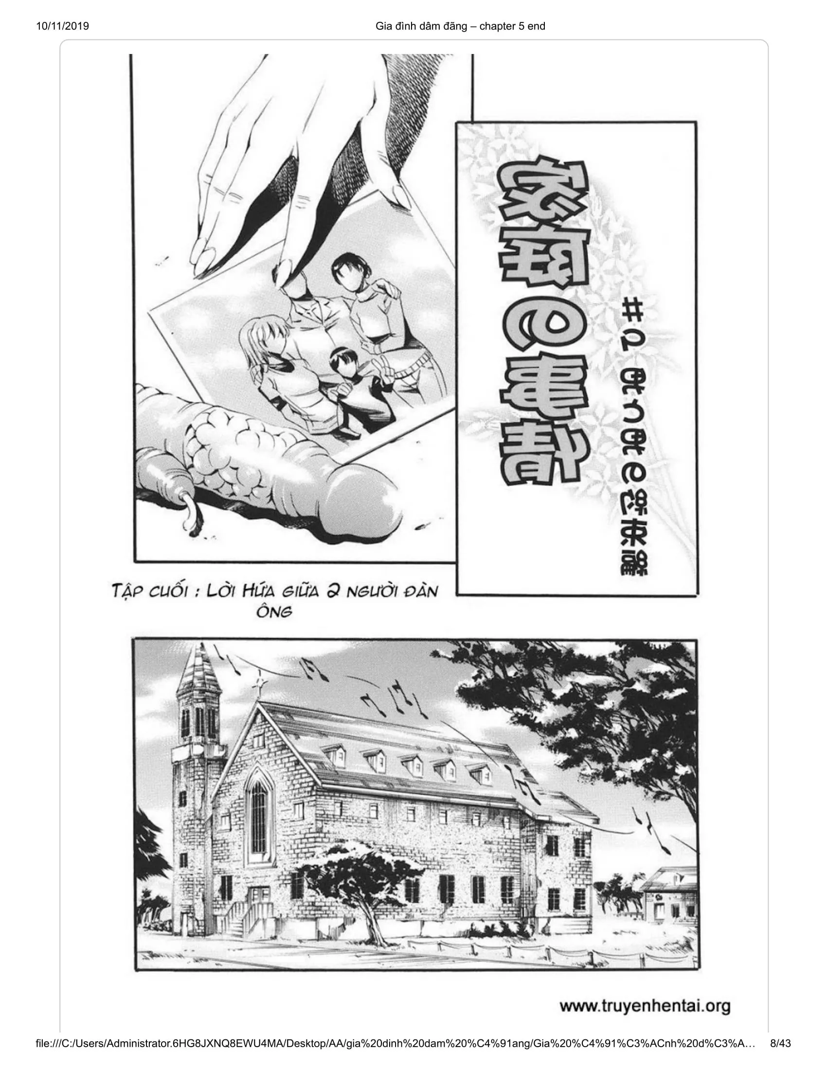 HentaiVN.net - Ảnh 4 - Katei no Jijou [Family's circumstances] - Chap 8 - END