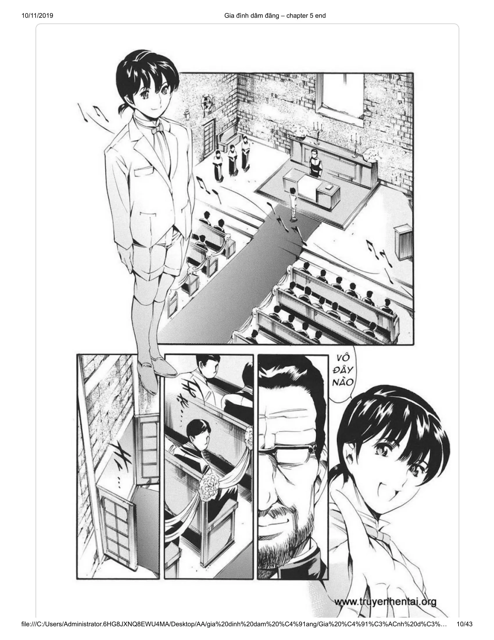 HentaiVN.net - Ảnh 5 - Katei no Jijou [Family's circumstances] - Chap 8 - END