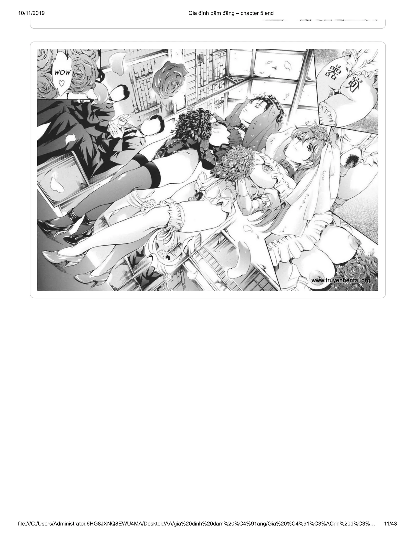 HentaiVN.net - Ảnh 6 - Katei no Jijou [Family's circumstances] - Chap 8 - END