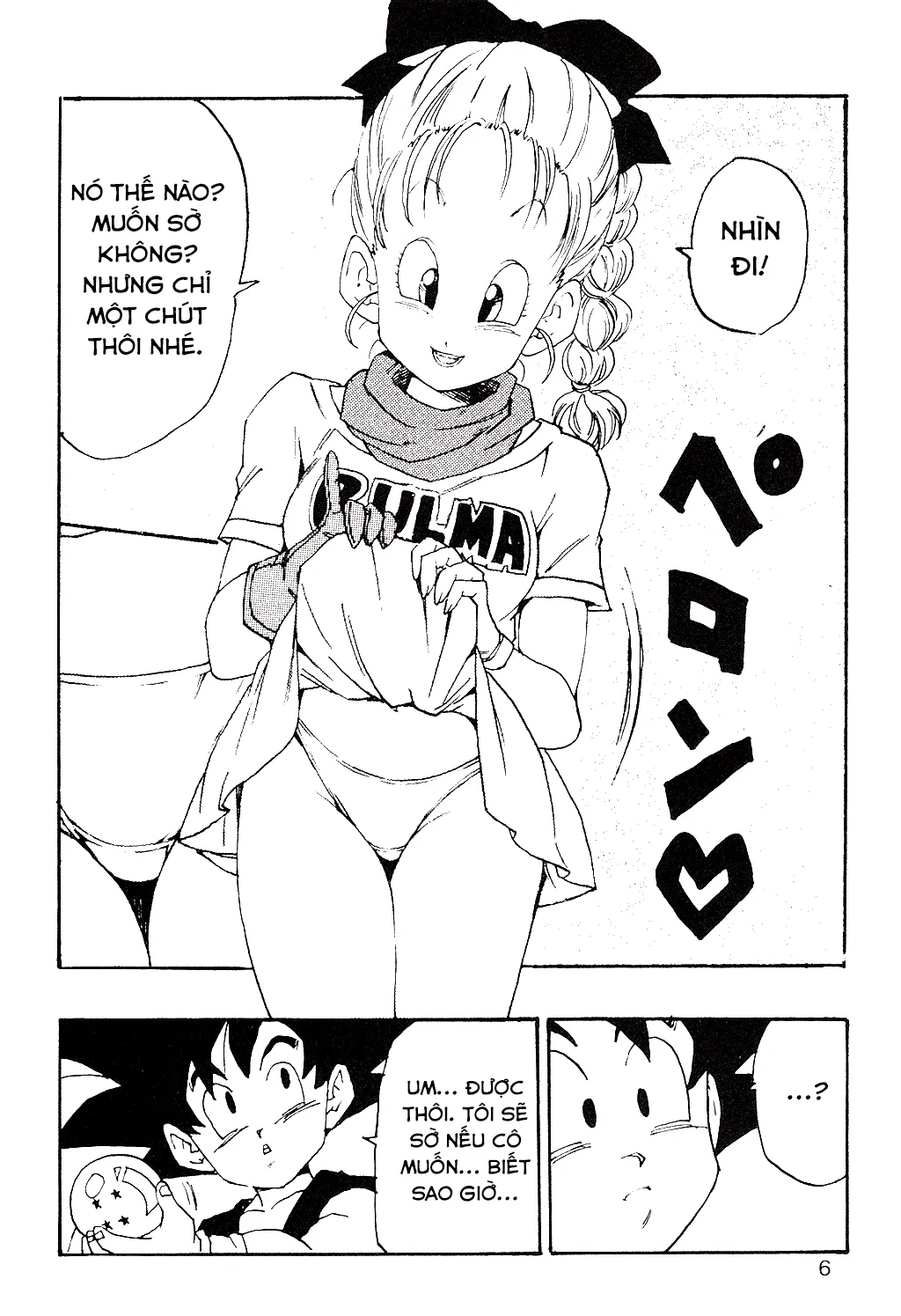 HentaiVN.net - Ảnh 6 - Những câu chuyện xấu hổ của Bulma [Episode of Bulma ( Dragon Ball)] - Chap 1 - Goku ngây thơ