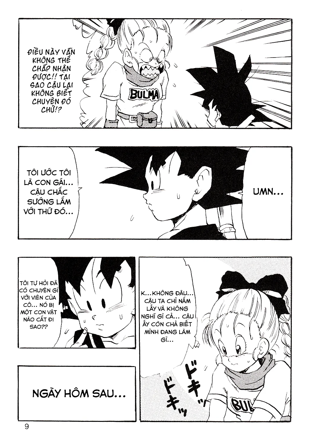HentaiVN.net - Ảnh 9 - Những câu chuyện xấu hổ của Bulma [Episode of Bulma ( Dragon Ball)] - Chap 1 - Goku ngây thơ