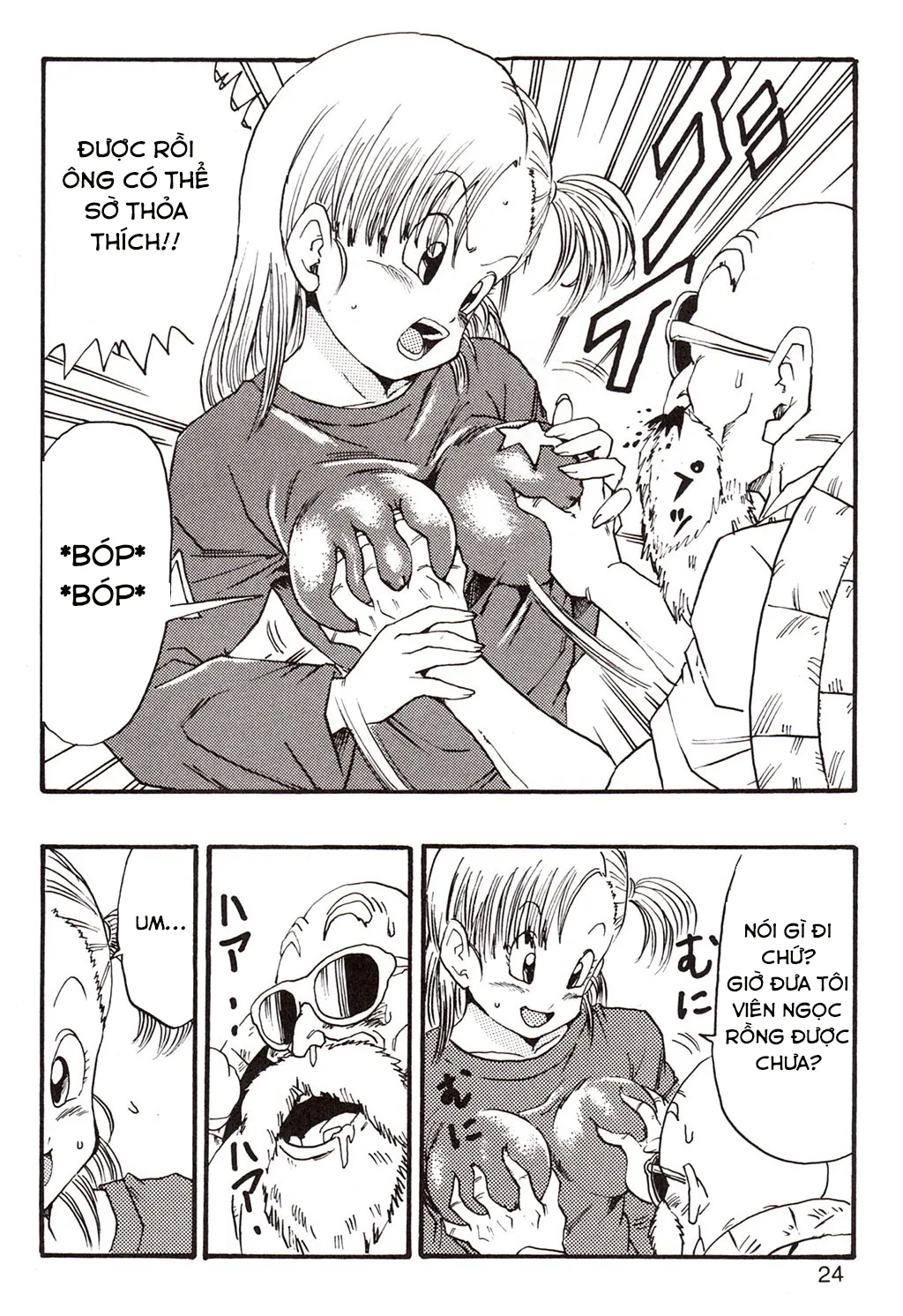 HentaiVN.net - Ảnh 9 - Những câu chuyện xấu hổ của Bulma [Episode of Bulma ( Dragon Ball)] - Chap 2 - Quy Lão Tiên Sinh giá lâm