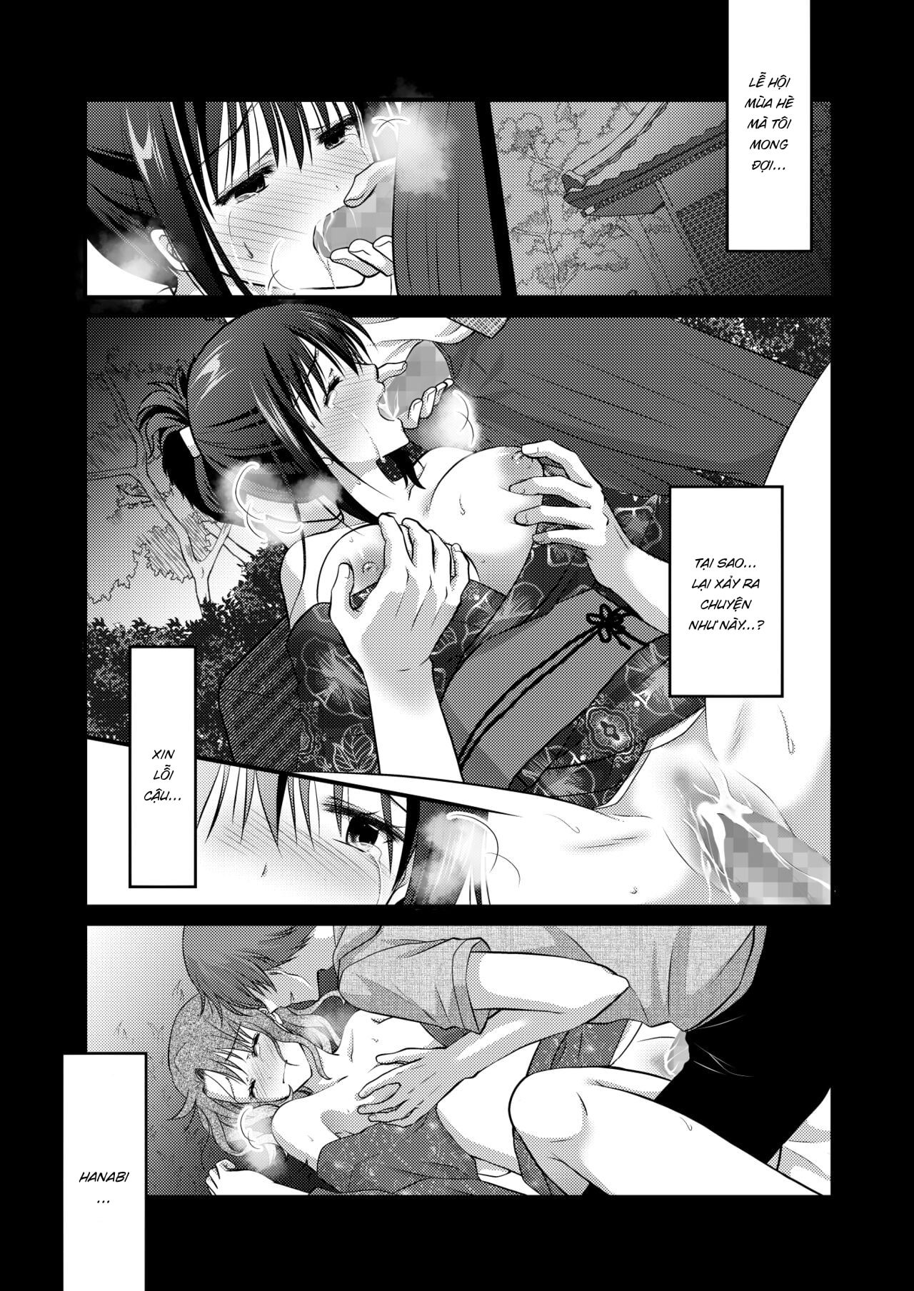 HentaiVN.net - Ảnh 1 - Tôi và cô bạn thân đi lễ hội hè và cái kết... - Oneshot
