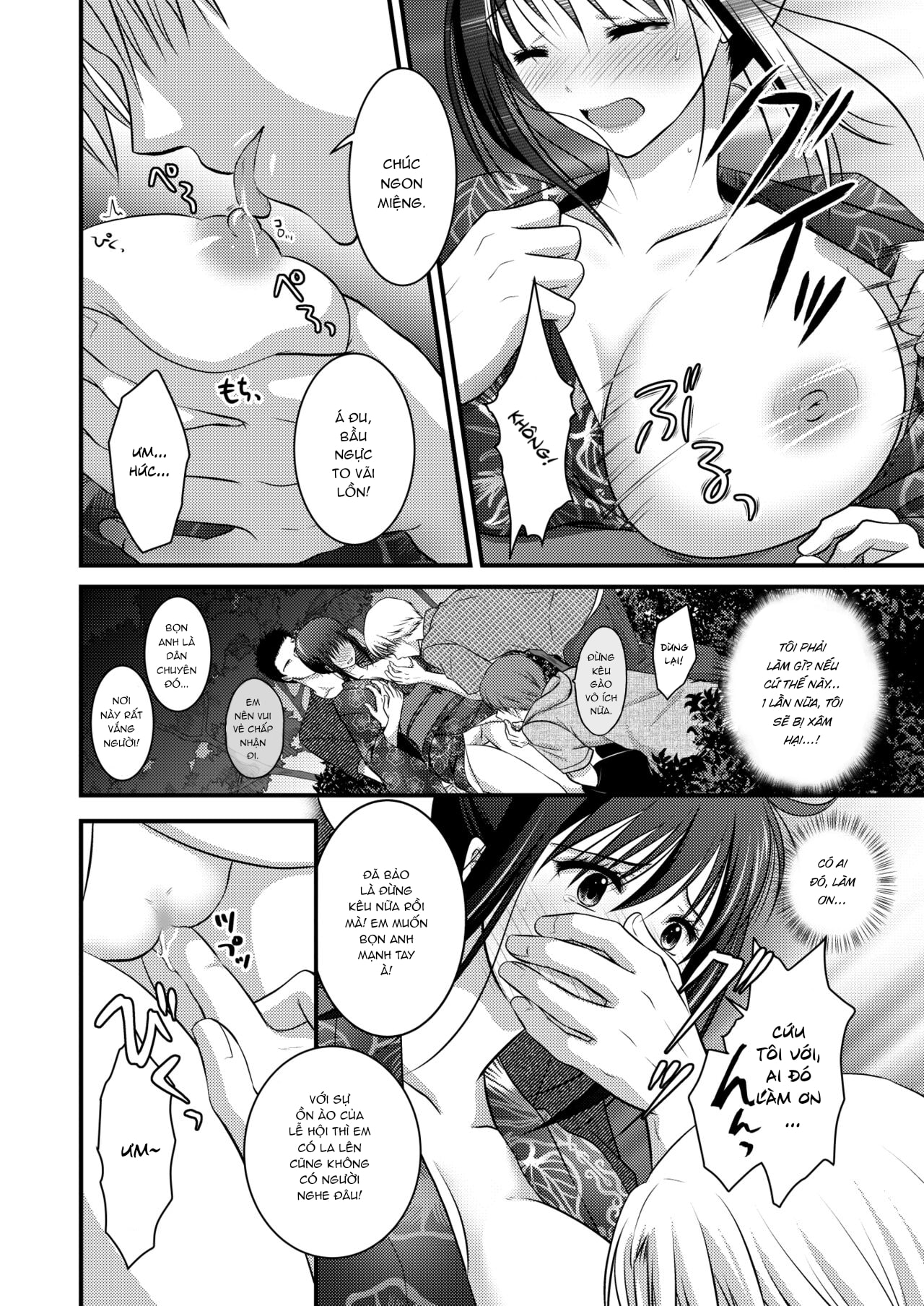 HentaiVN.net - Ảnh 12 - Tôi và cô bạn thân đi lễ hội hè và cái kết... - Oneshot