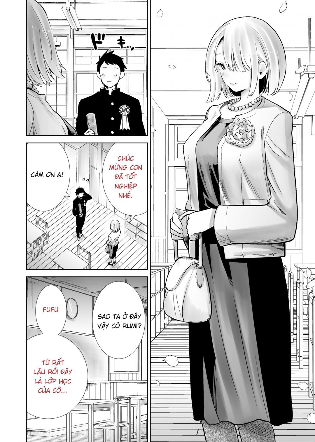 HentaiVN.net - Ảnh 12 - Tôi bulol mẹ thằng bạn ở lễ tốt nghiệp - Oneshot
